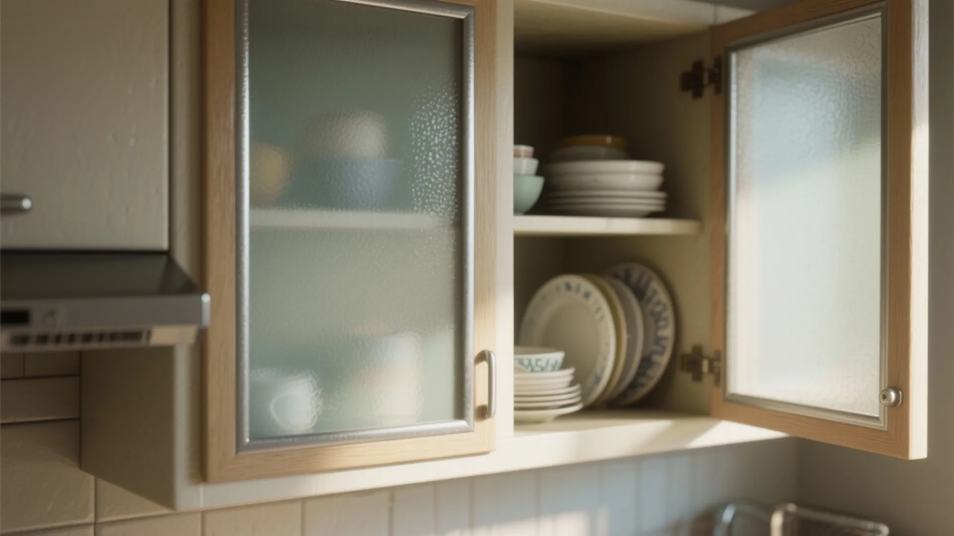 1. Frosted glass for soft privacy