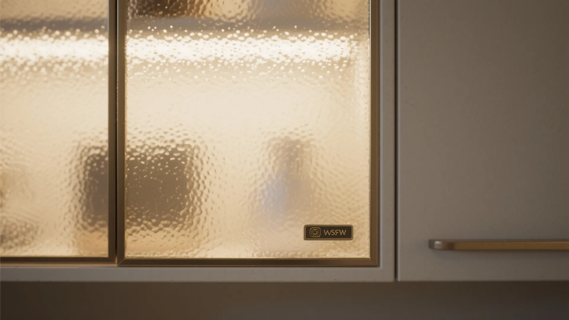 3. Frosted or Textured Glass for Privacy and Light
