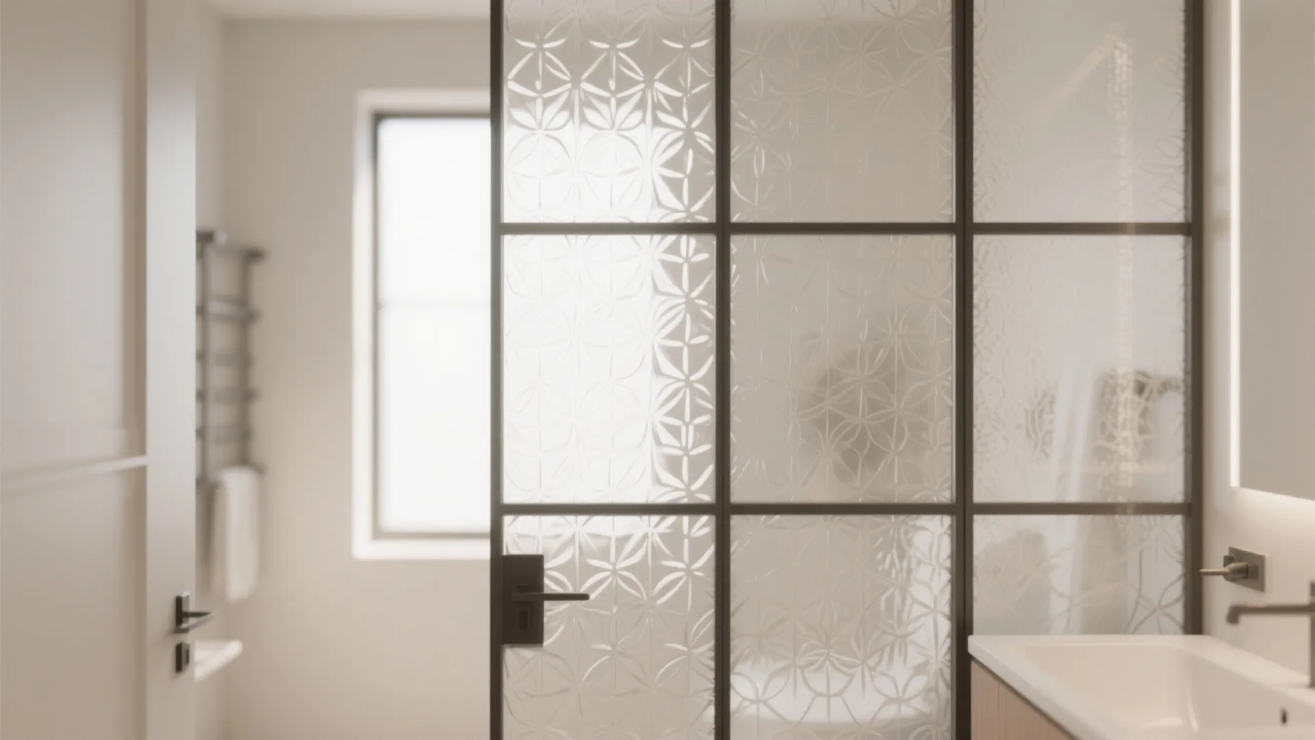Frosted Glass for Privacy and Light