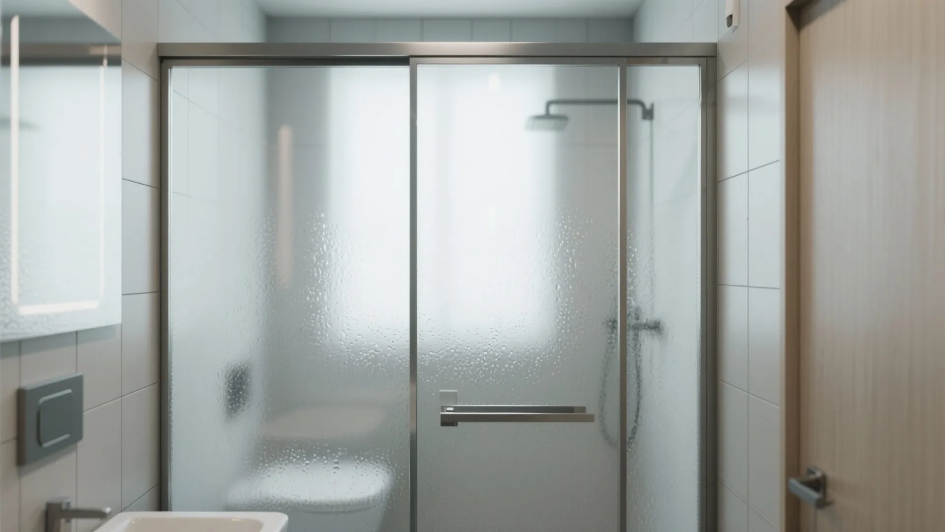 Frosted Glass Sliding Door: Light and Privacy
