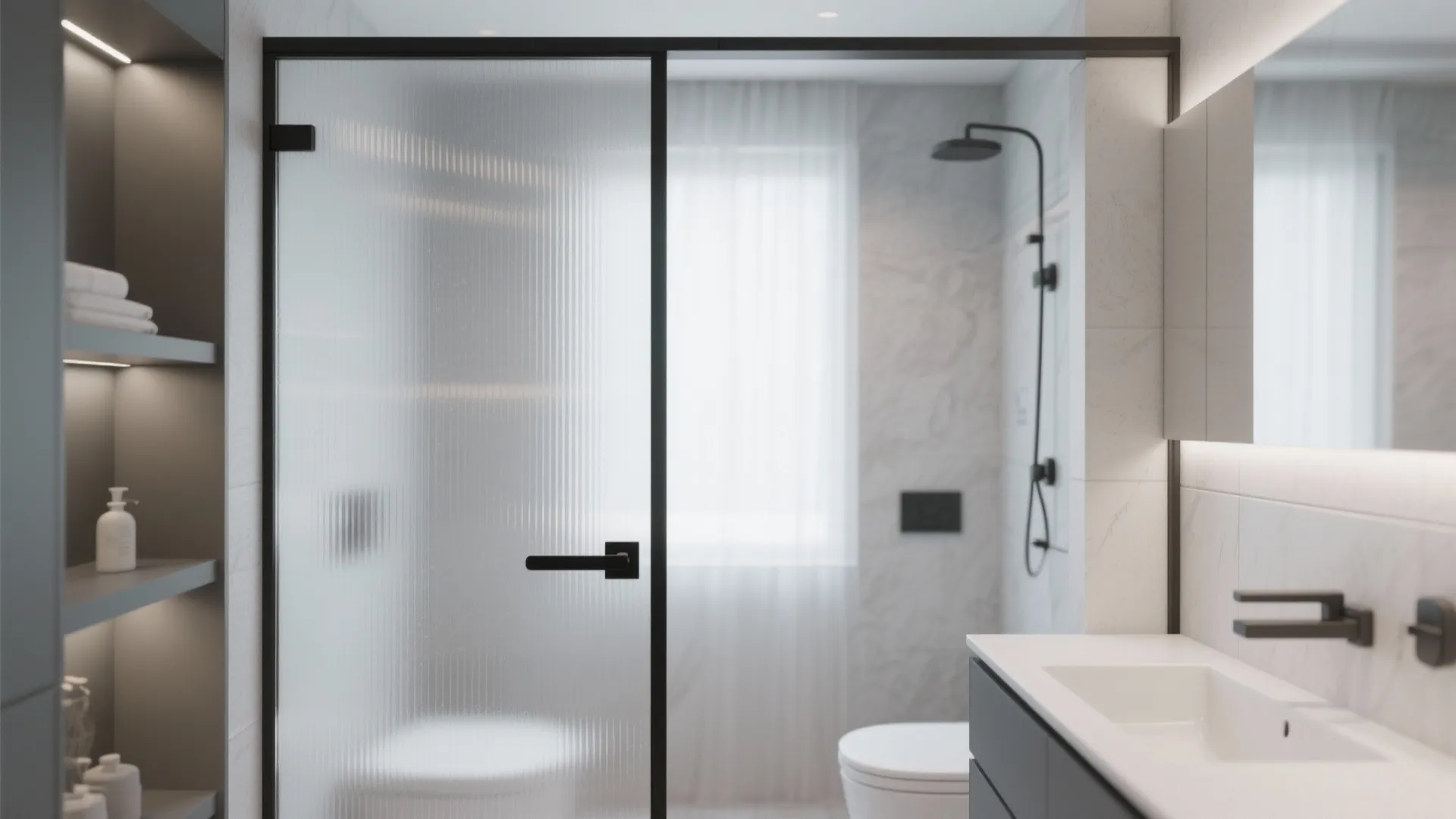 Frosted Glass Panel Doors