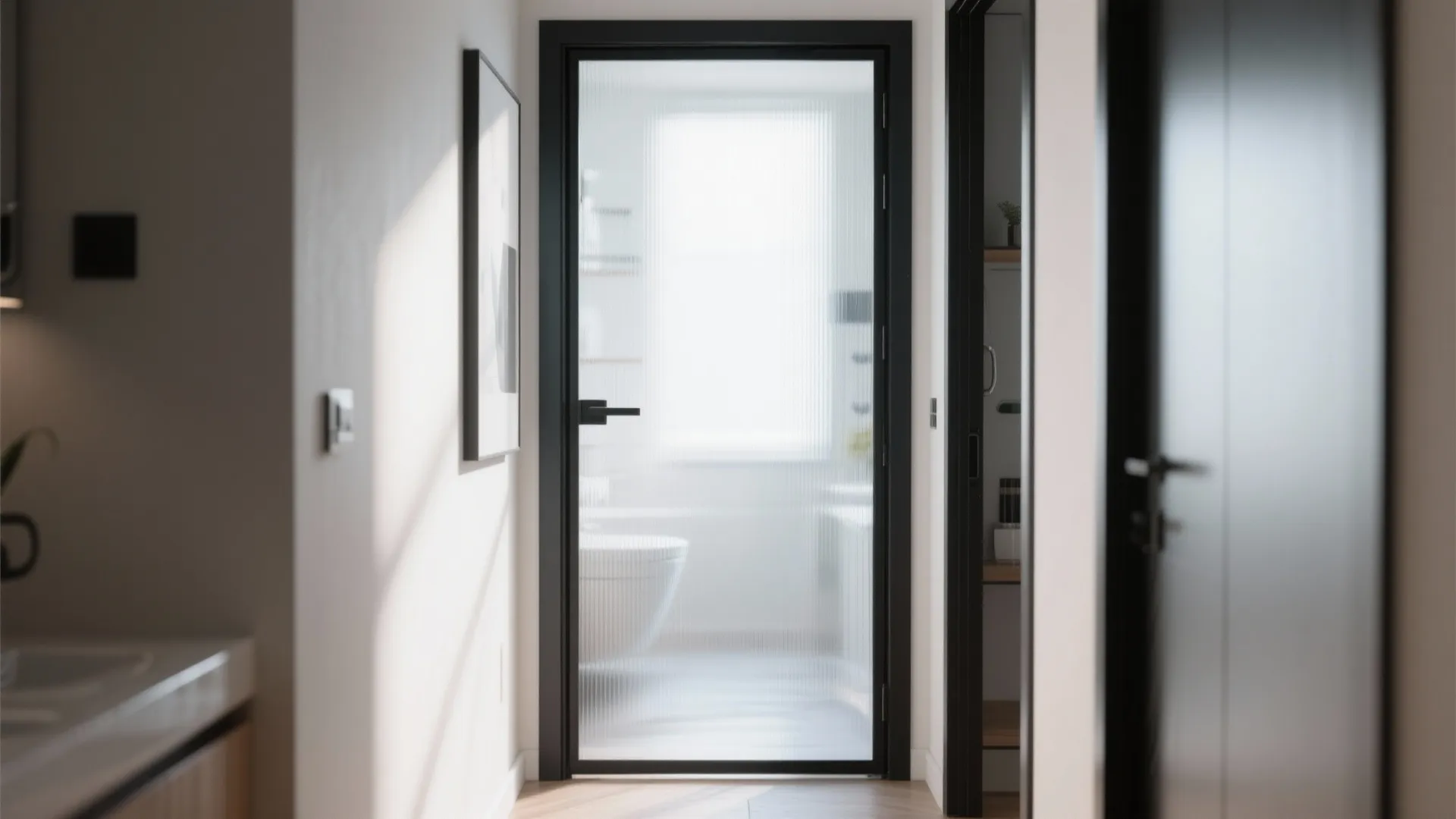 4. Frosted Glass with Color Frame