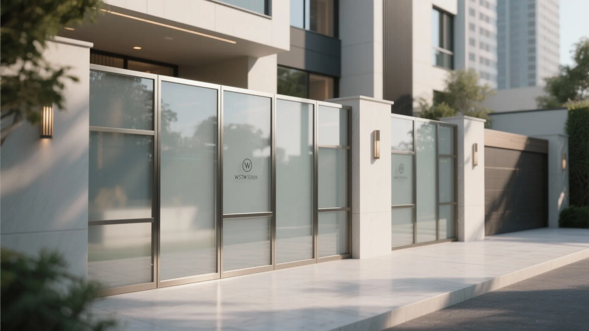 Frosted Glass Insert Grill