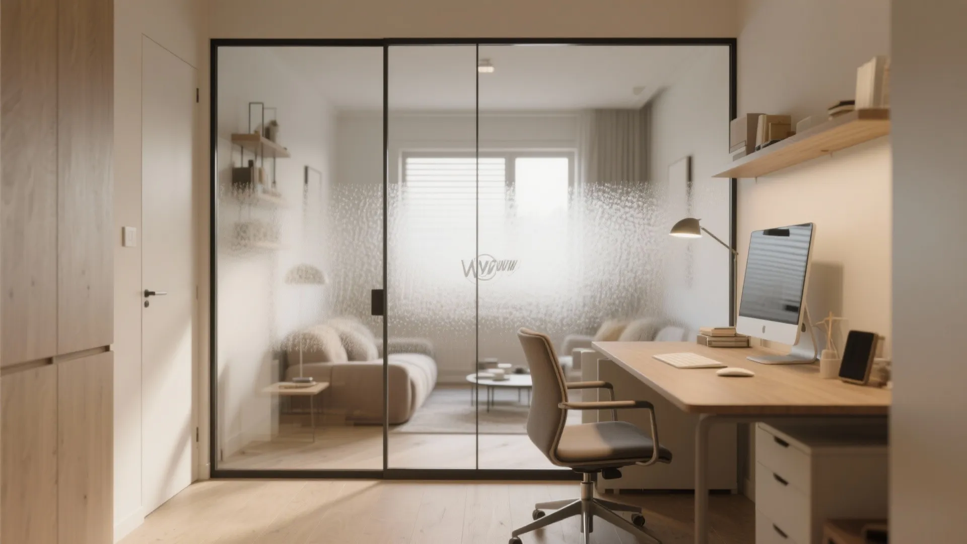 Frosted Glass for Gentle Privacy