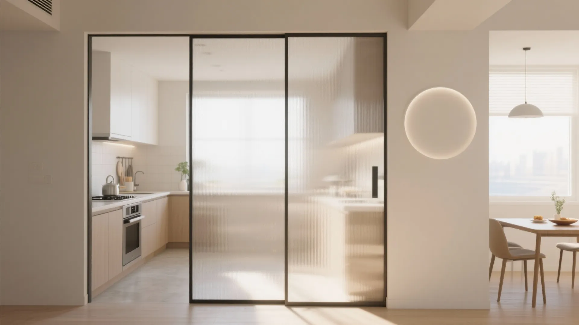 Frosted Glass Panels