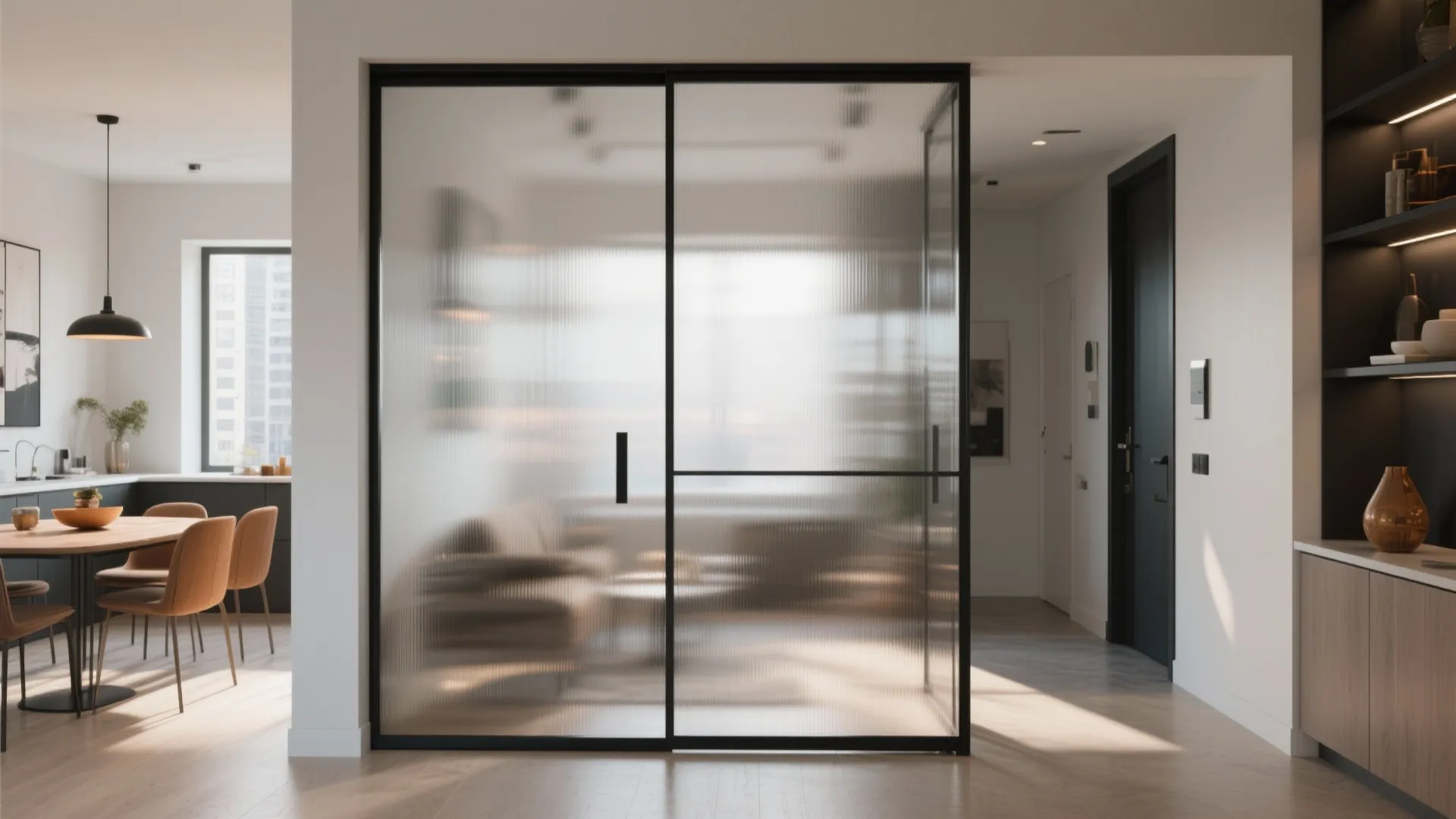 Frosted Glass Panels