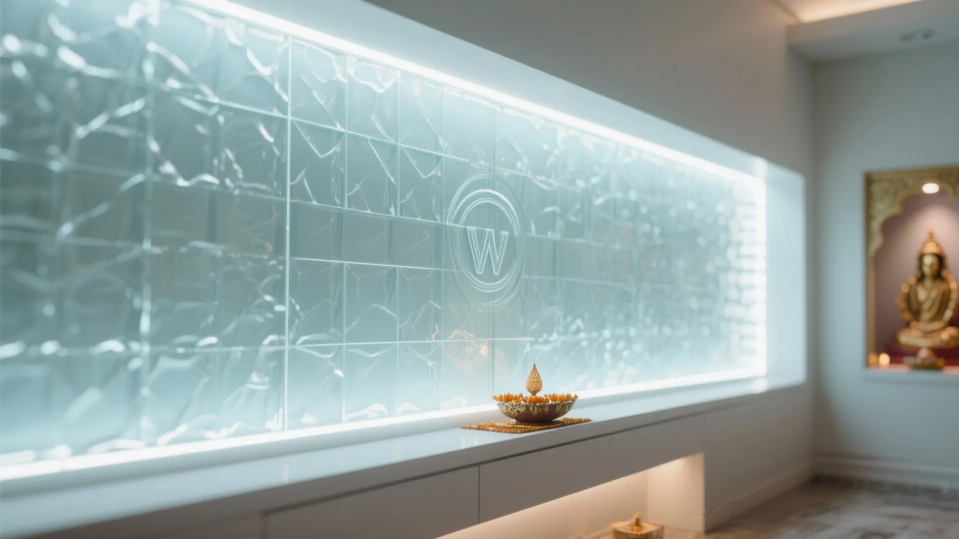 Glass-Panel Backdrop