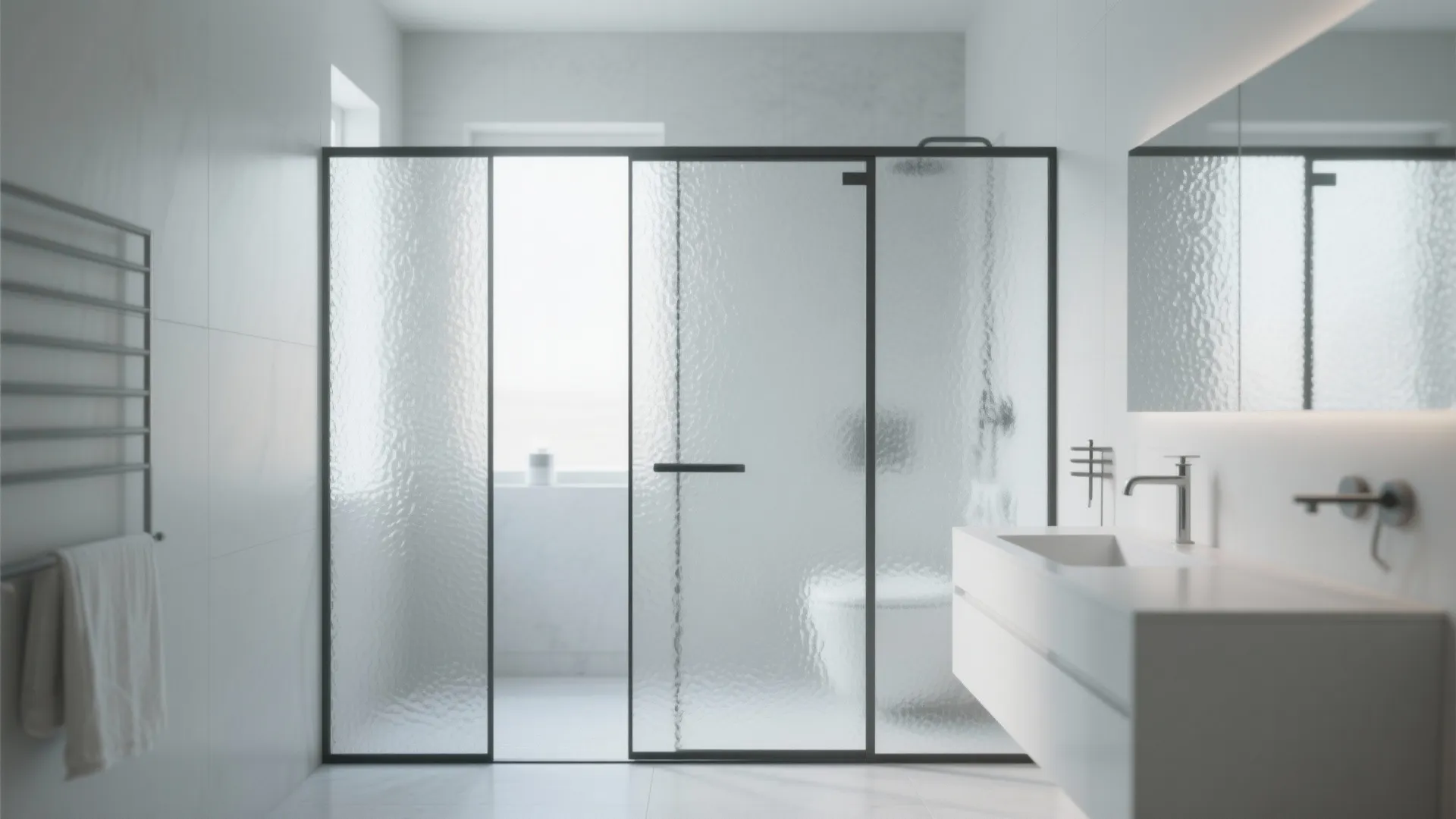 Frosted Glass Sliding Door