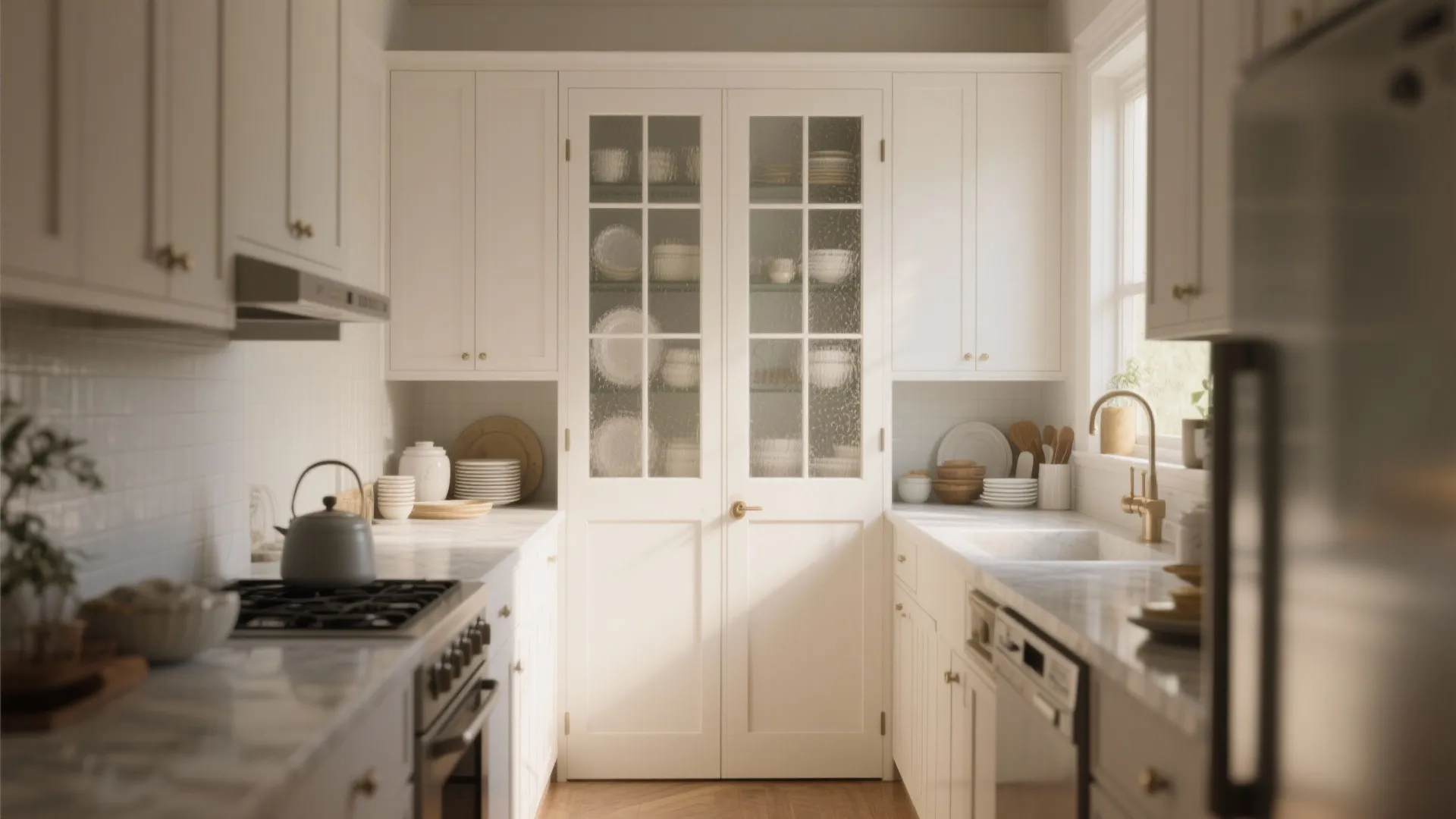 4. Glass inserts for openness