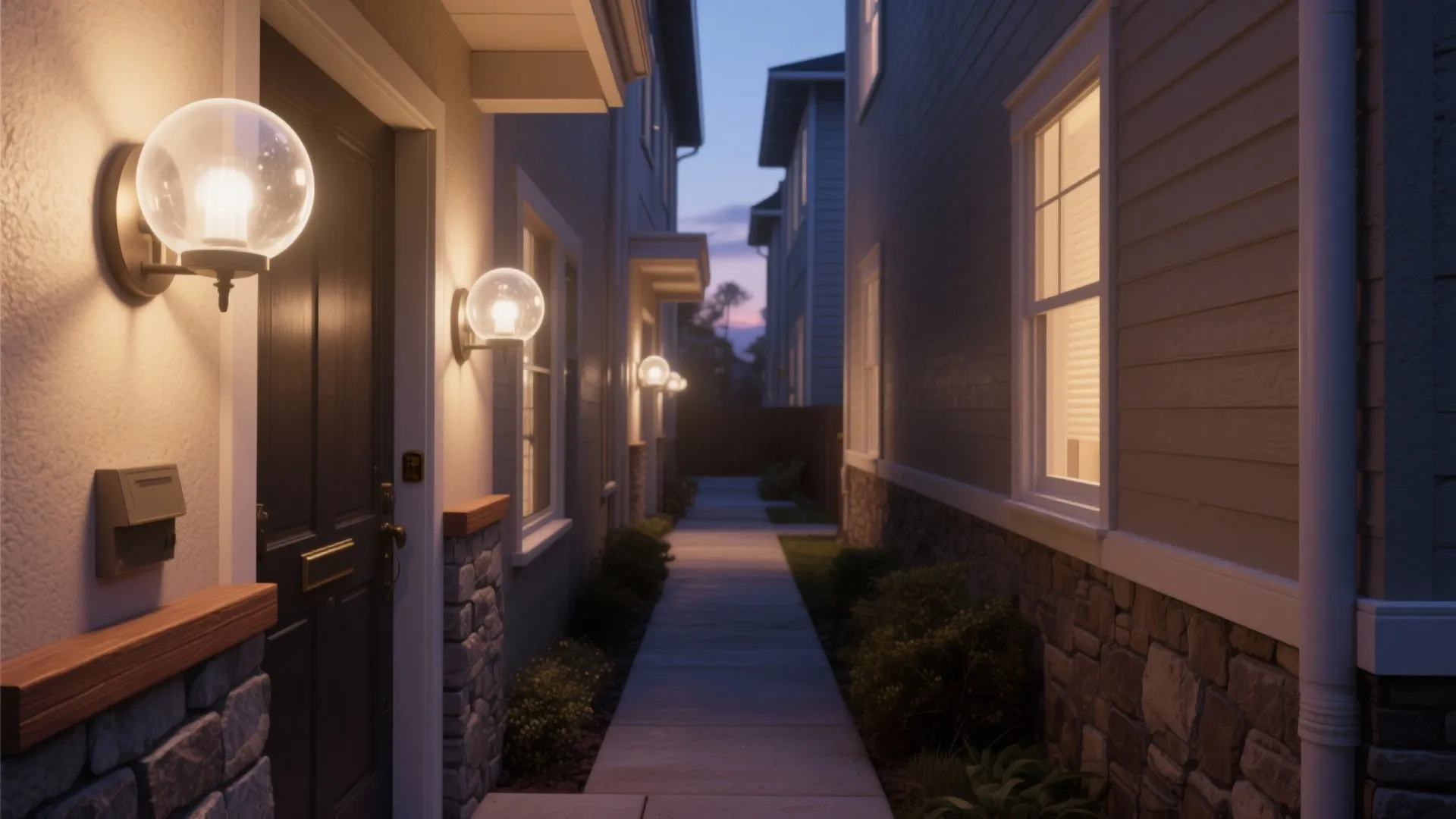 2. Frosted Globe Fixtures for Soft Ambience