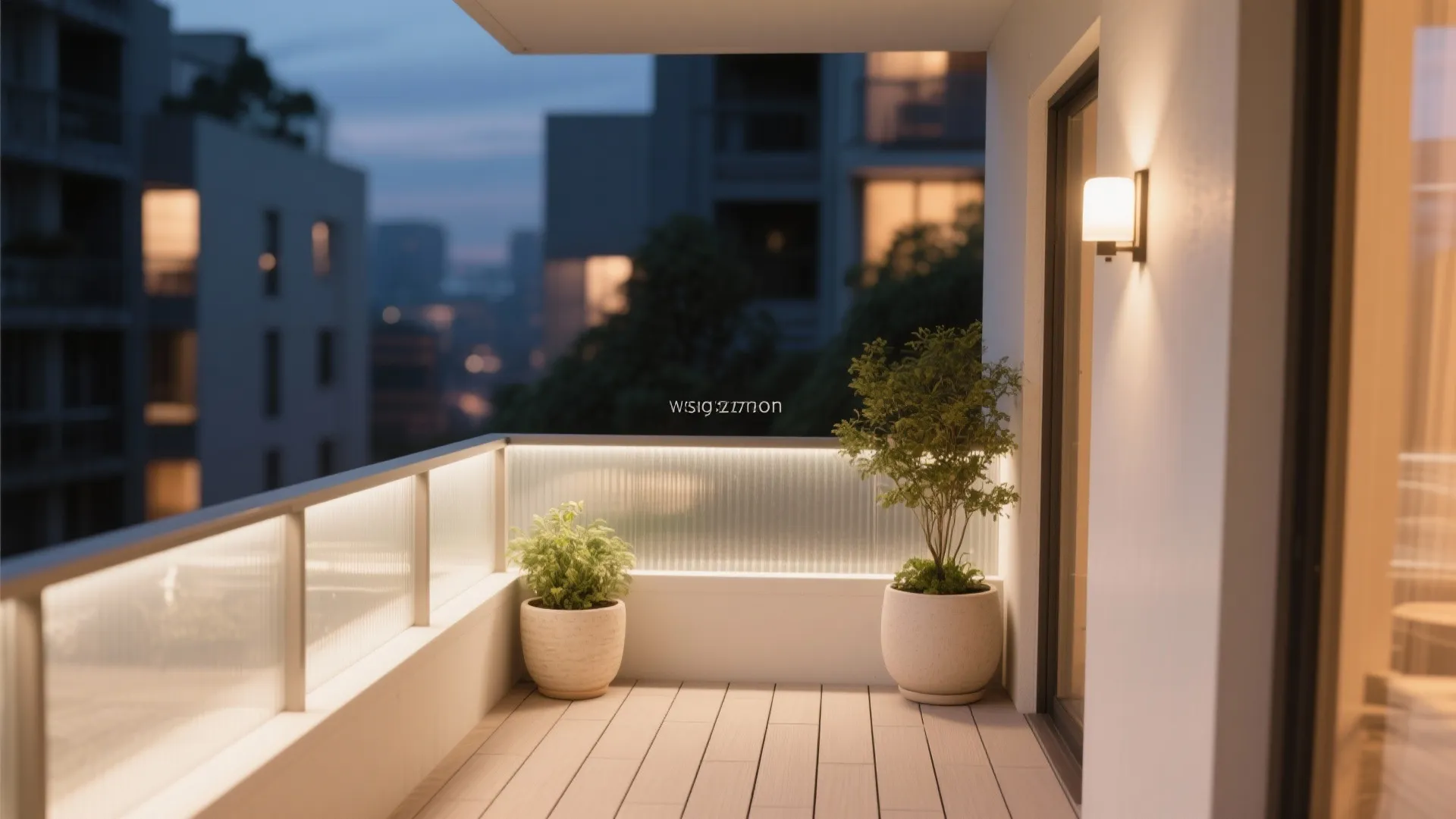 Frosted Glass and Light Surfaces to Amplify Glow