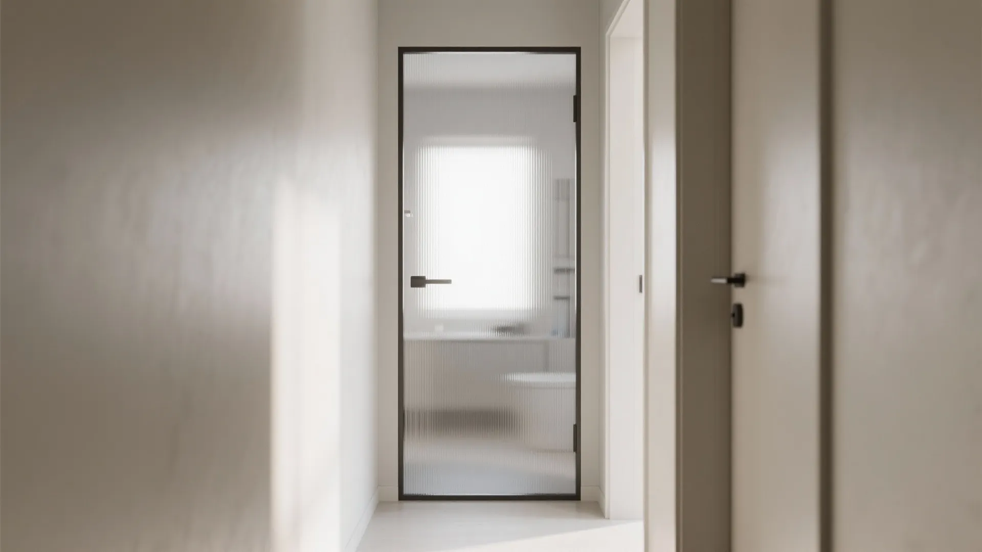 Frosted glass-fibre hybrid panel for light sharing