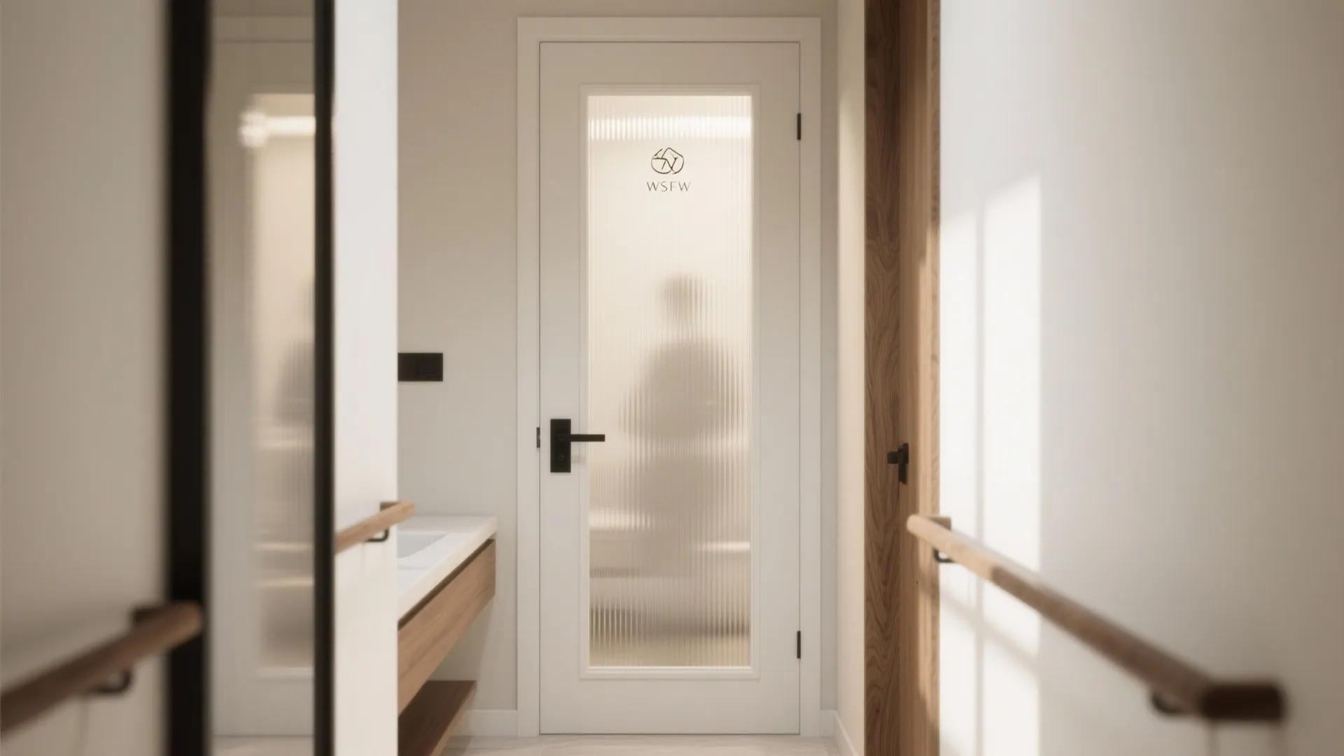 Frosted or Reeded Glass Panel Insert