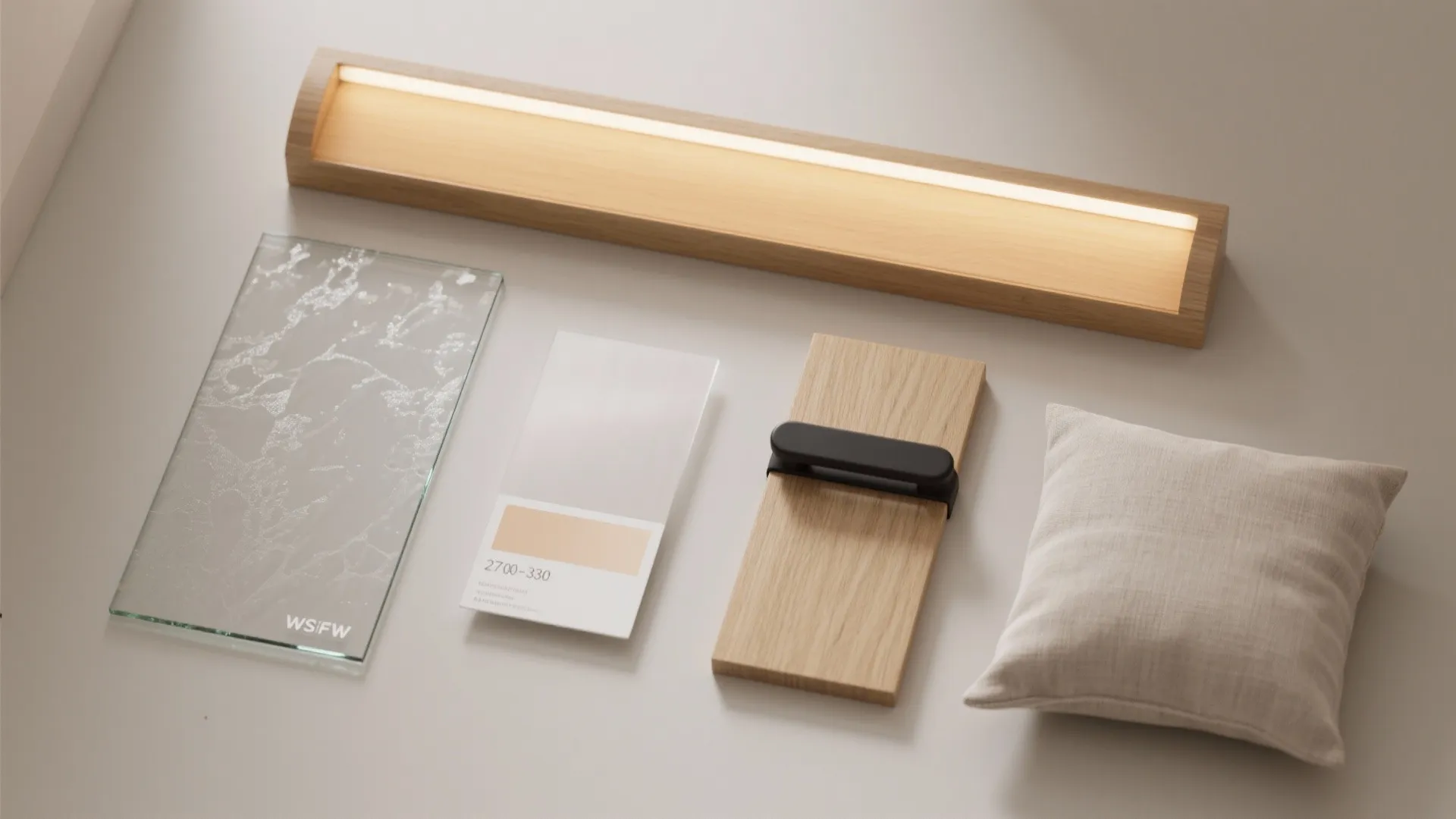 Frosted Glass Cupboard for Concealed Clutter