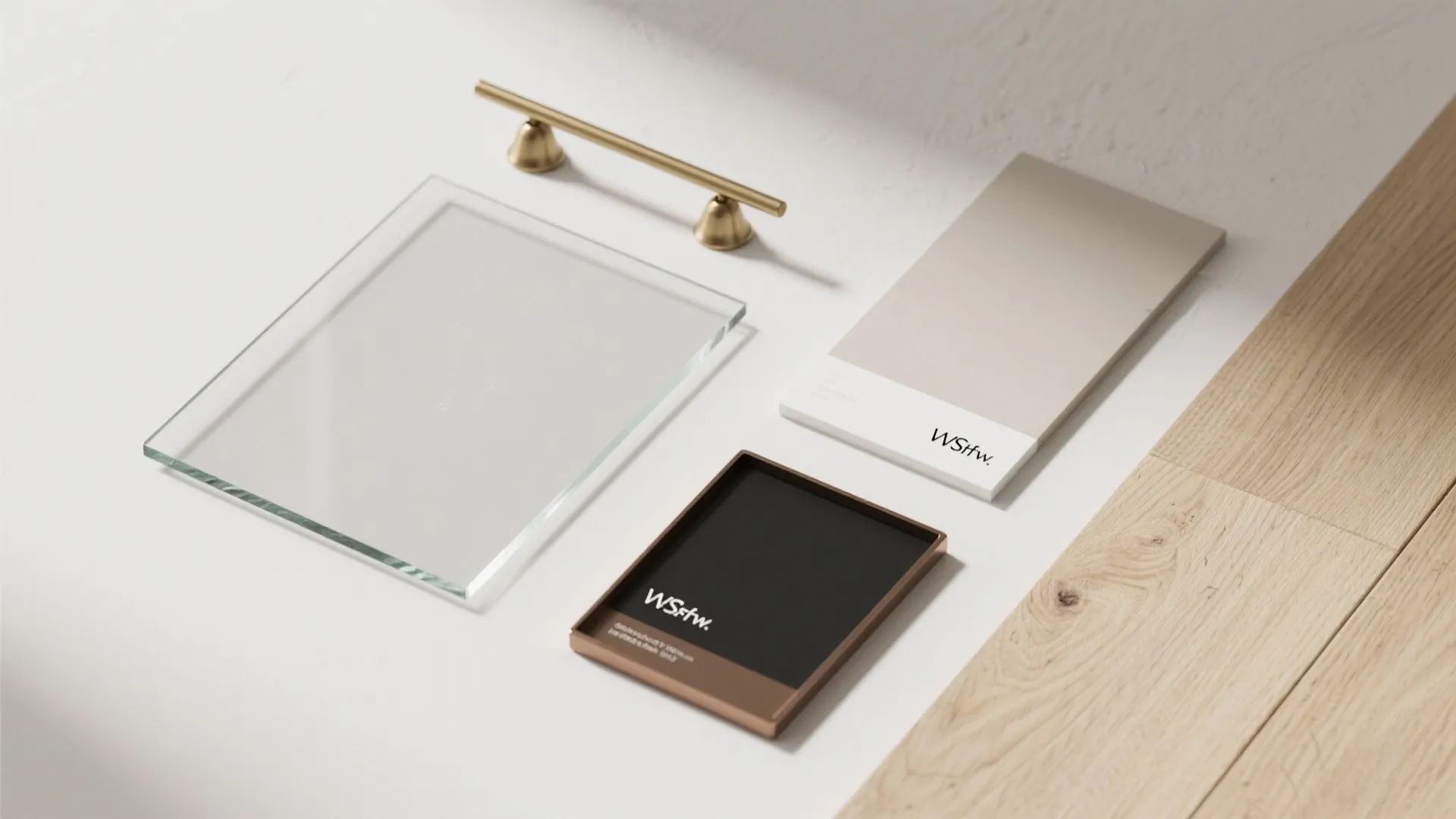 Frosted Glass Panels with Minimal Bells