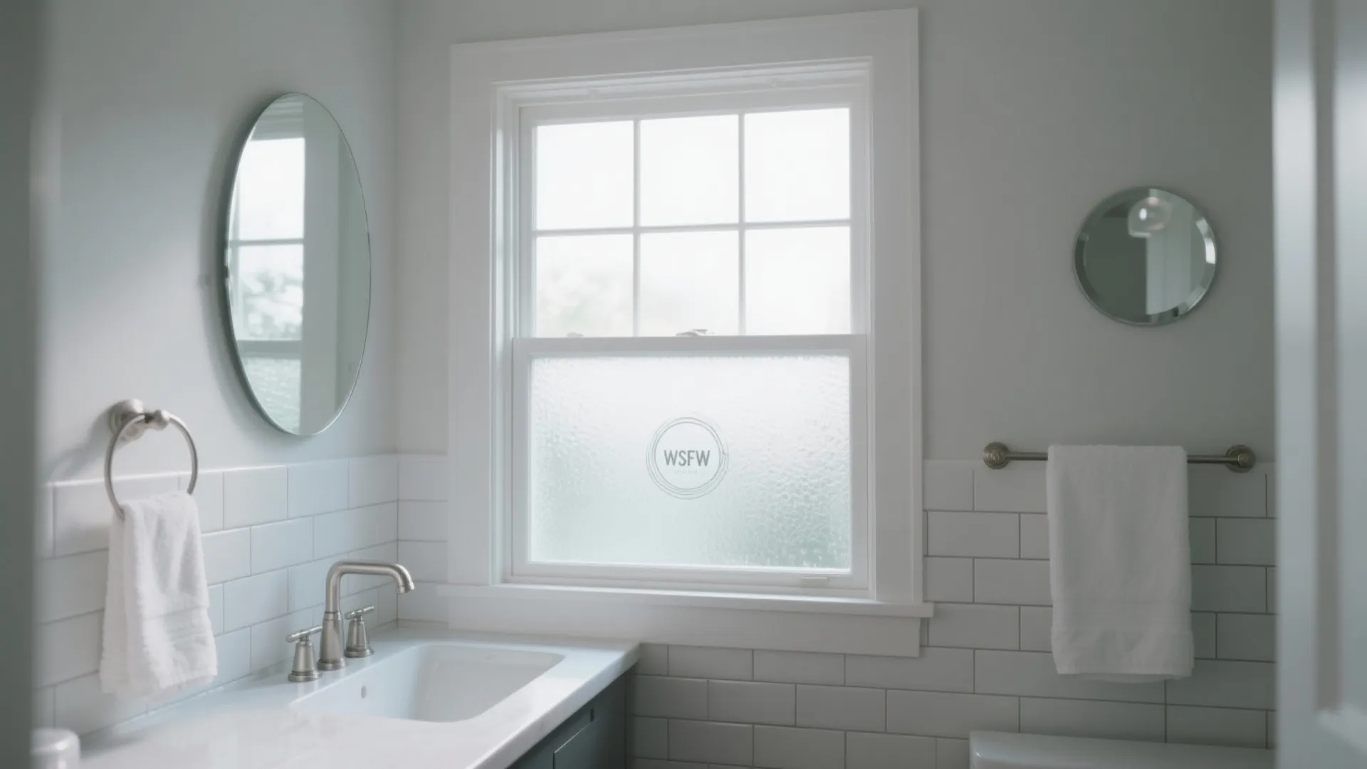 Frosted Privacy + Mirror Accents