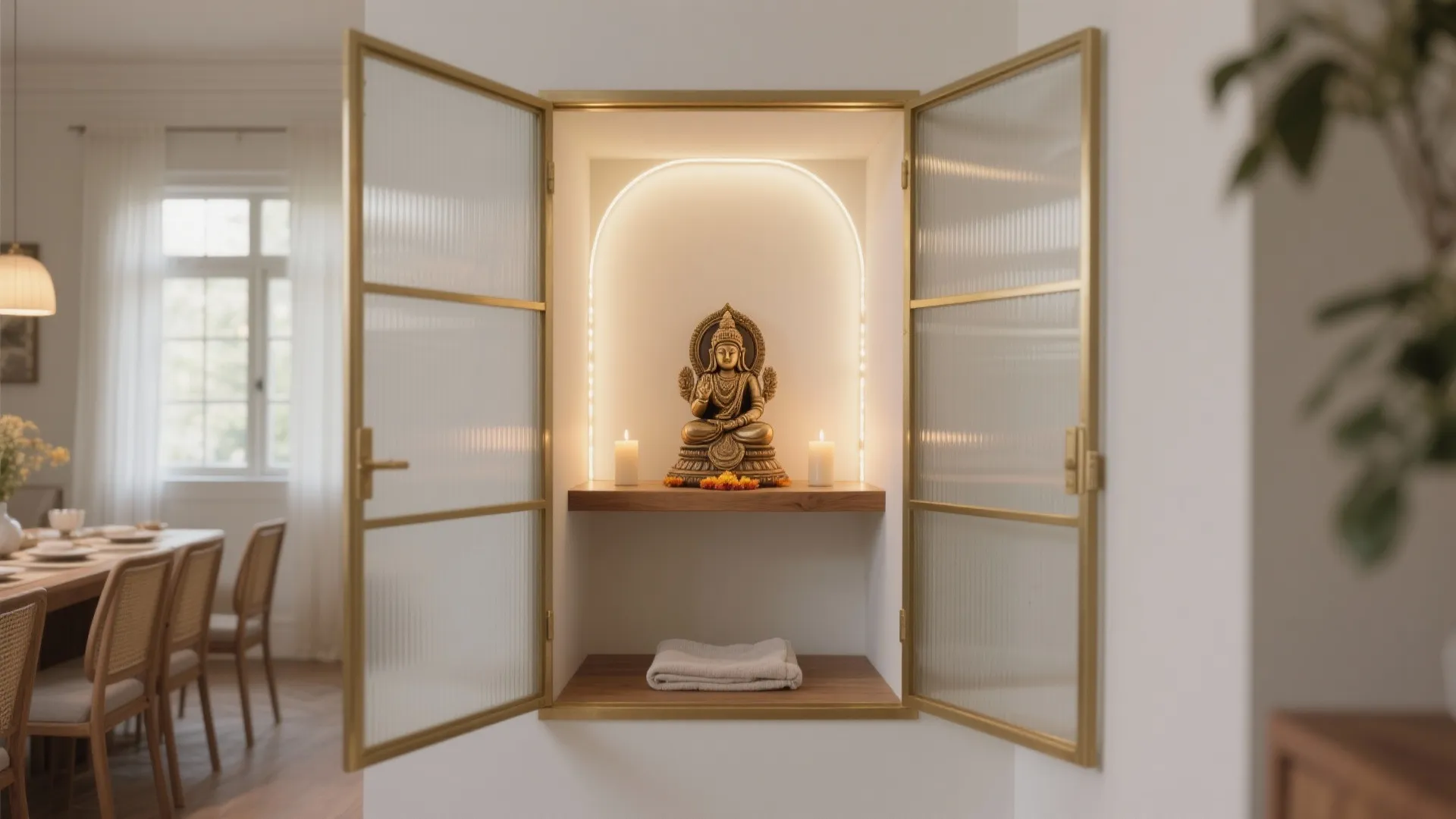 Frosted Glass Serenity Nook