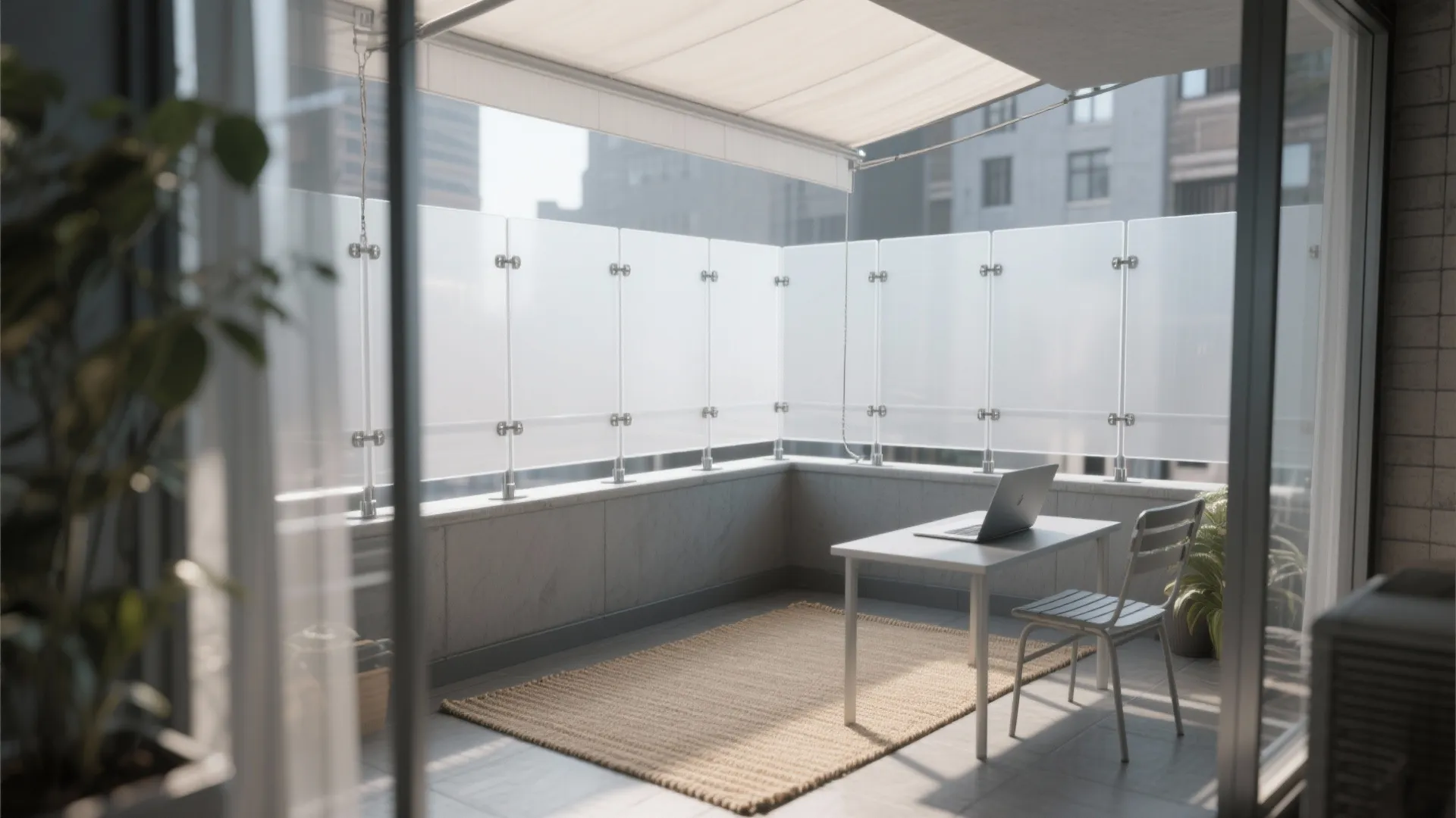 2) Frosted Acrylic or Polycarbonate Screens