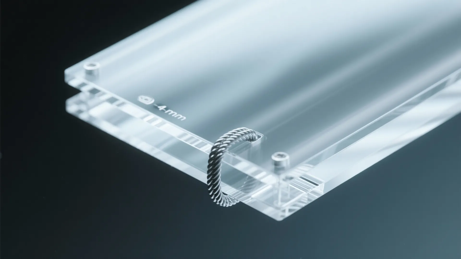 2) Frosted Acrylic or Polycarbonate Screens