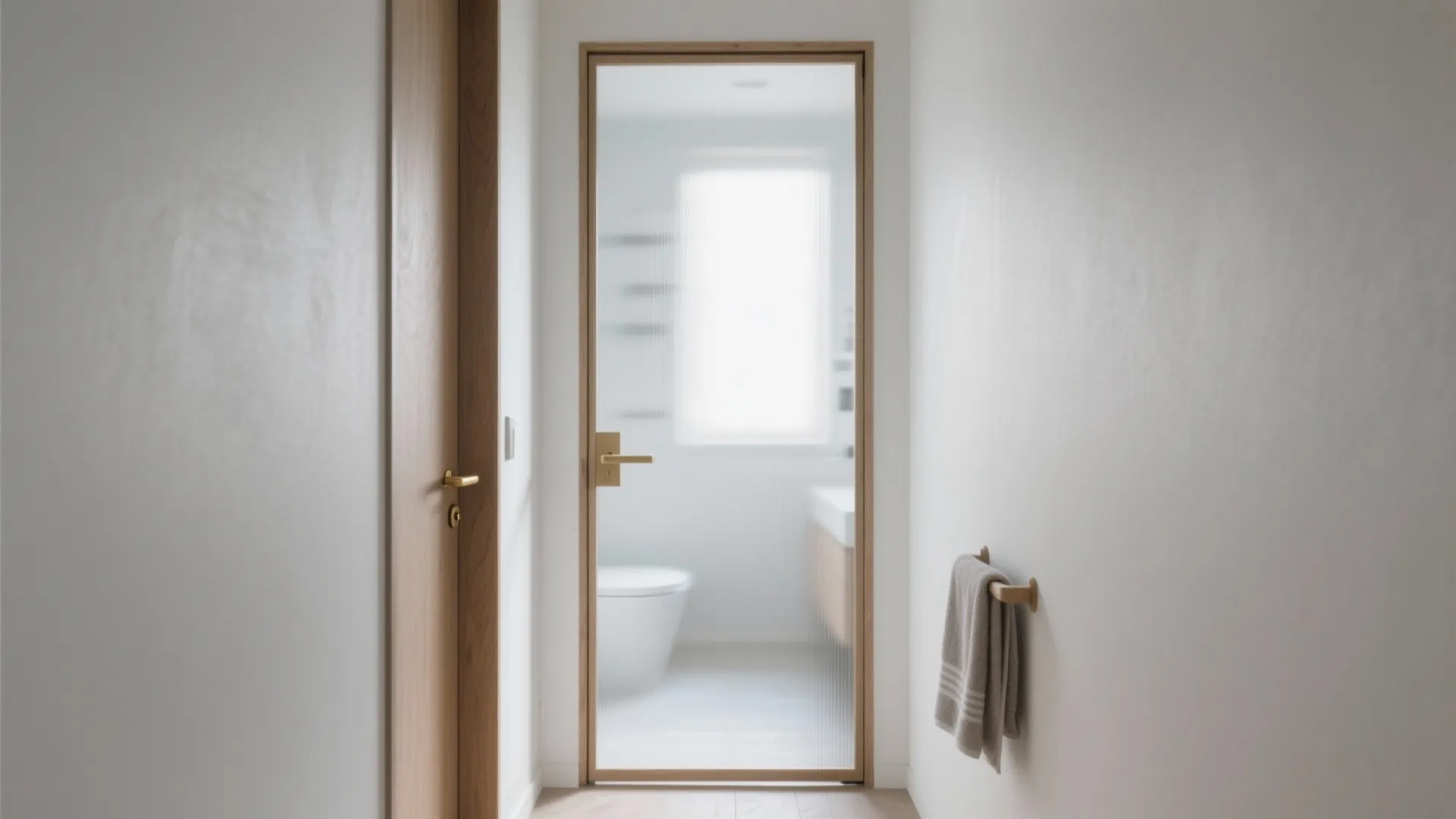 Frosted Glass Panel Door: Light Without Exposure