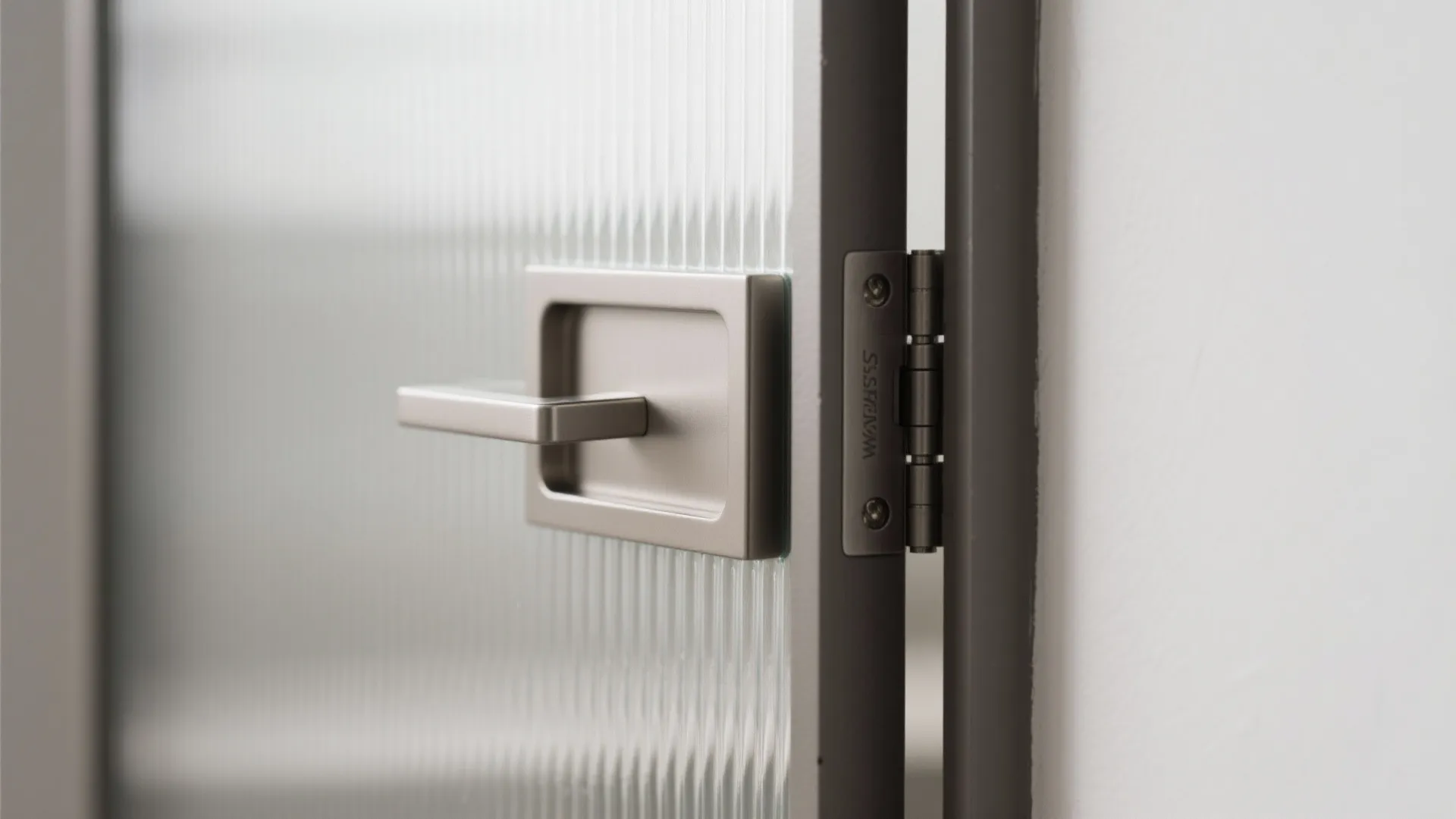 Frosted Glass Pocket Door