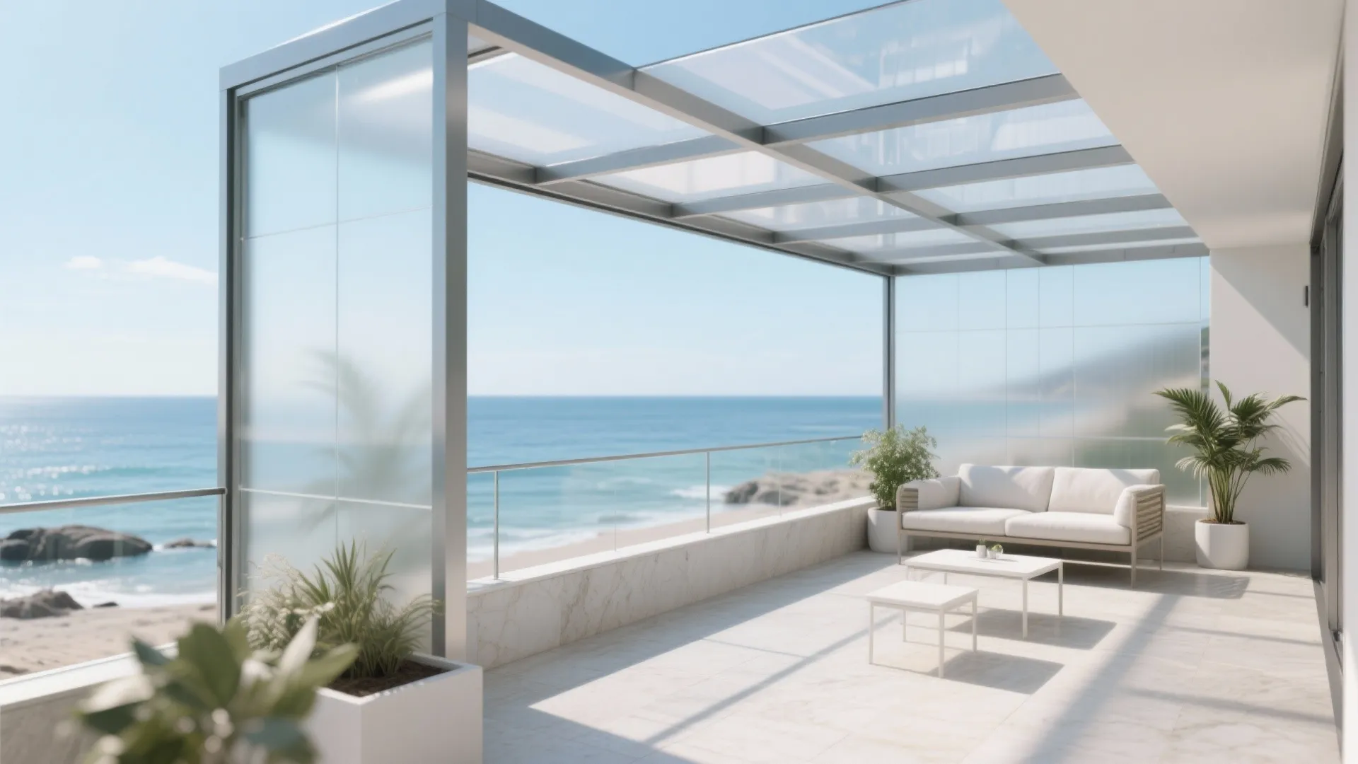 Transparent Screens for Breezy Privacy