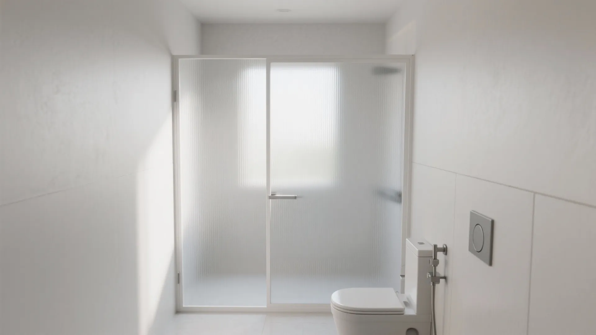 Minimalist Frosted Plastic Panel