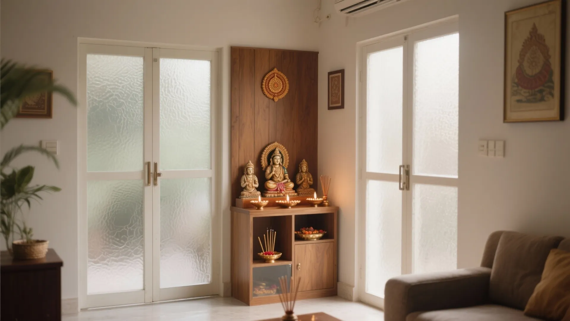 Frosted Glass for Privacy and Glow