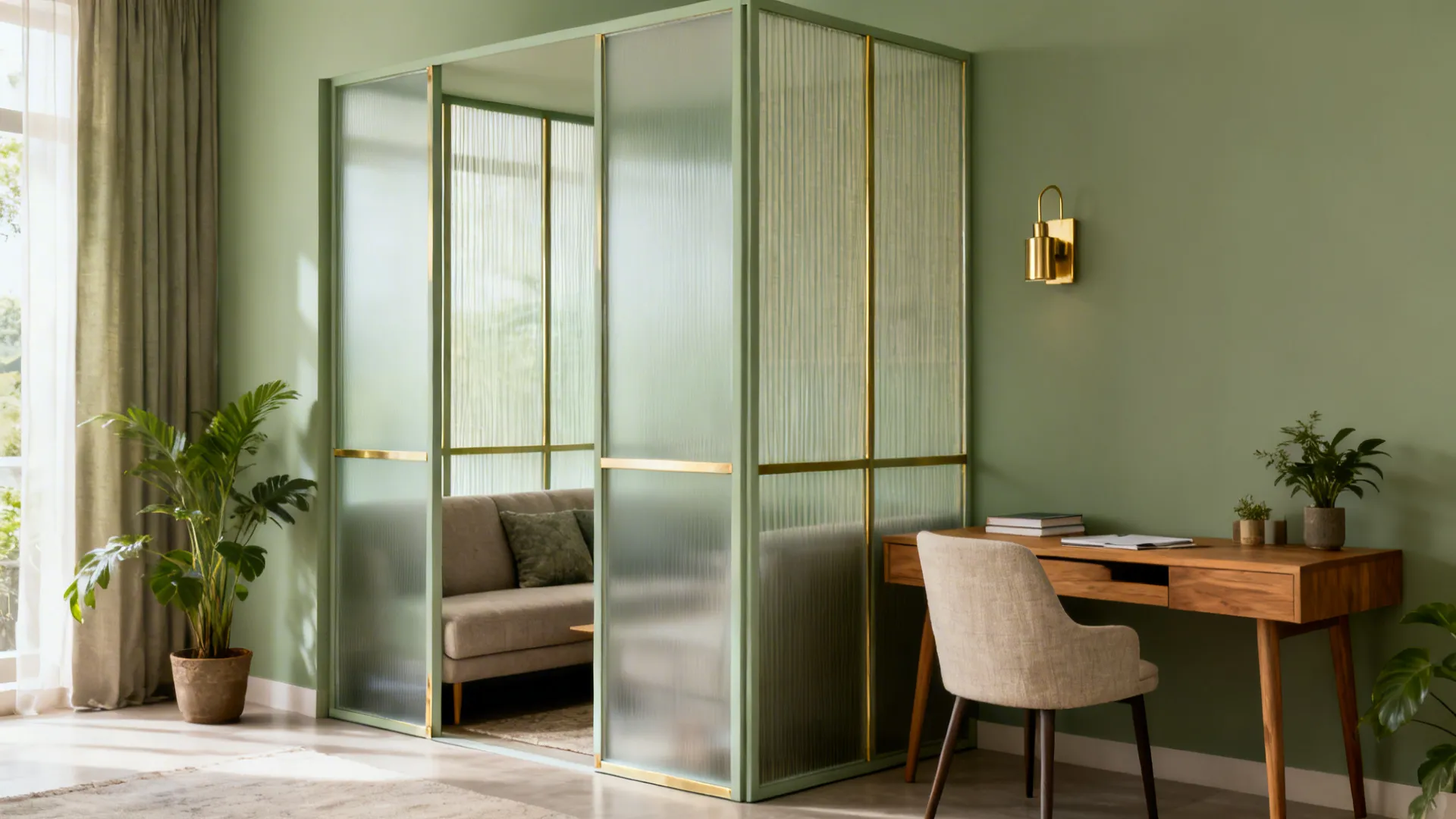 Frosted or Reeded Glass: Soft Privacy with Style