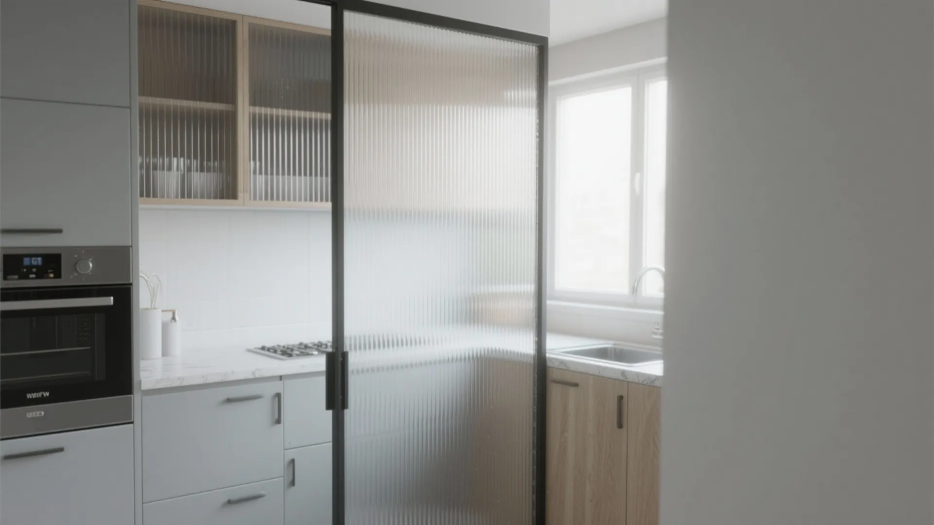 Frosted or Ribbed Glass for Privacy