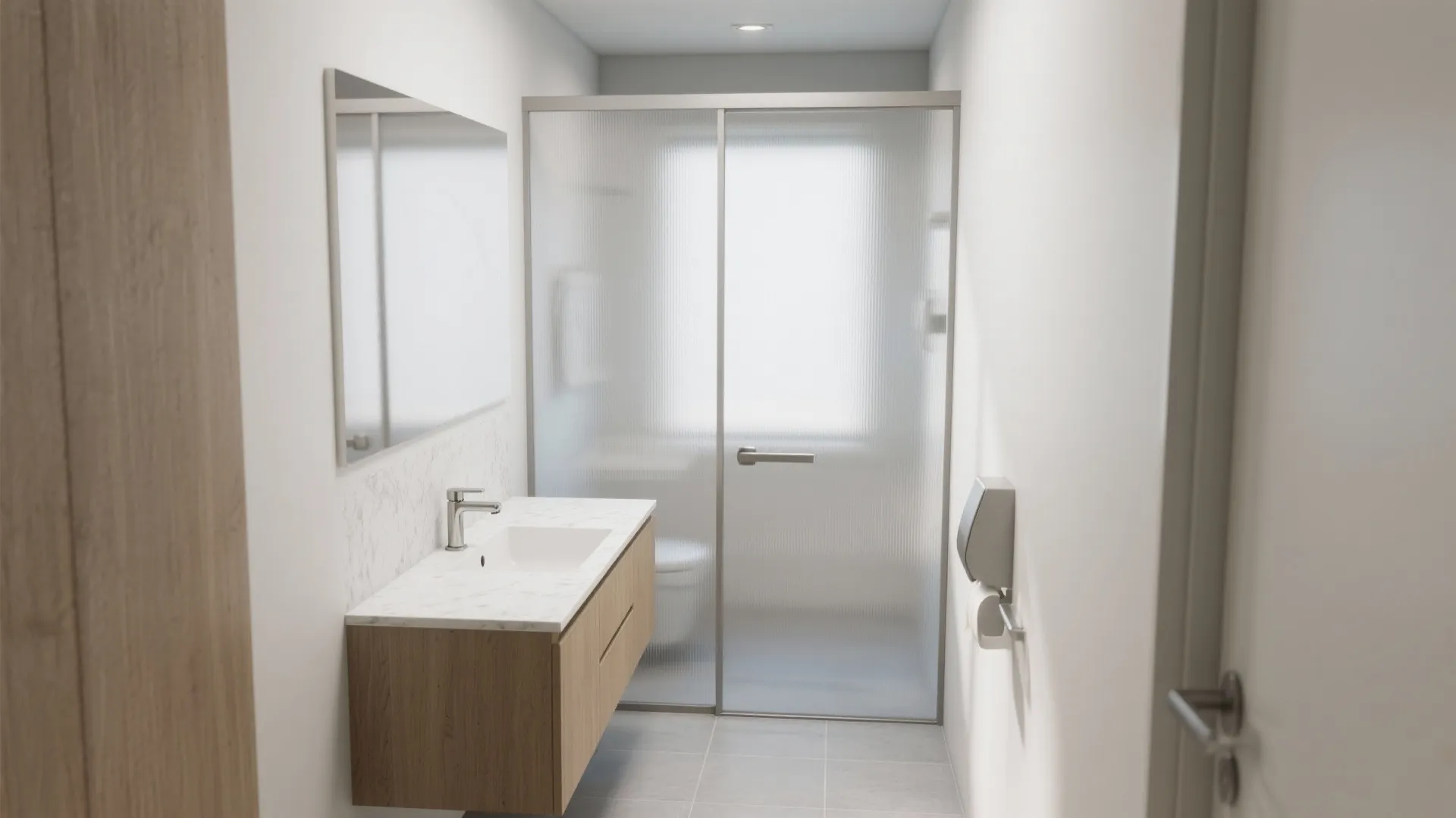 Frosted Glass Sliding Door: Privacy With Light