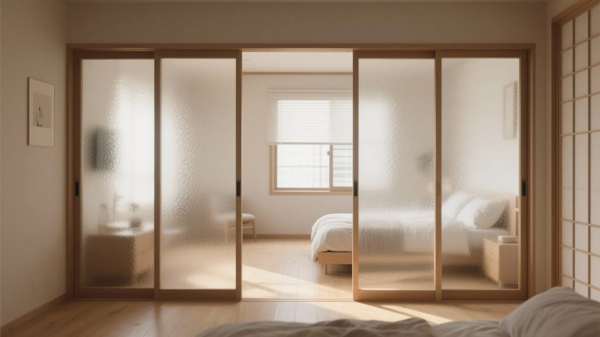 Sliding Doors with Frosted Glass