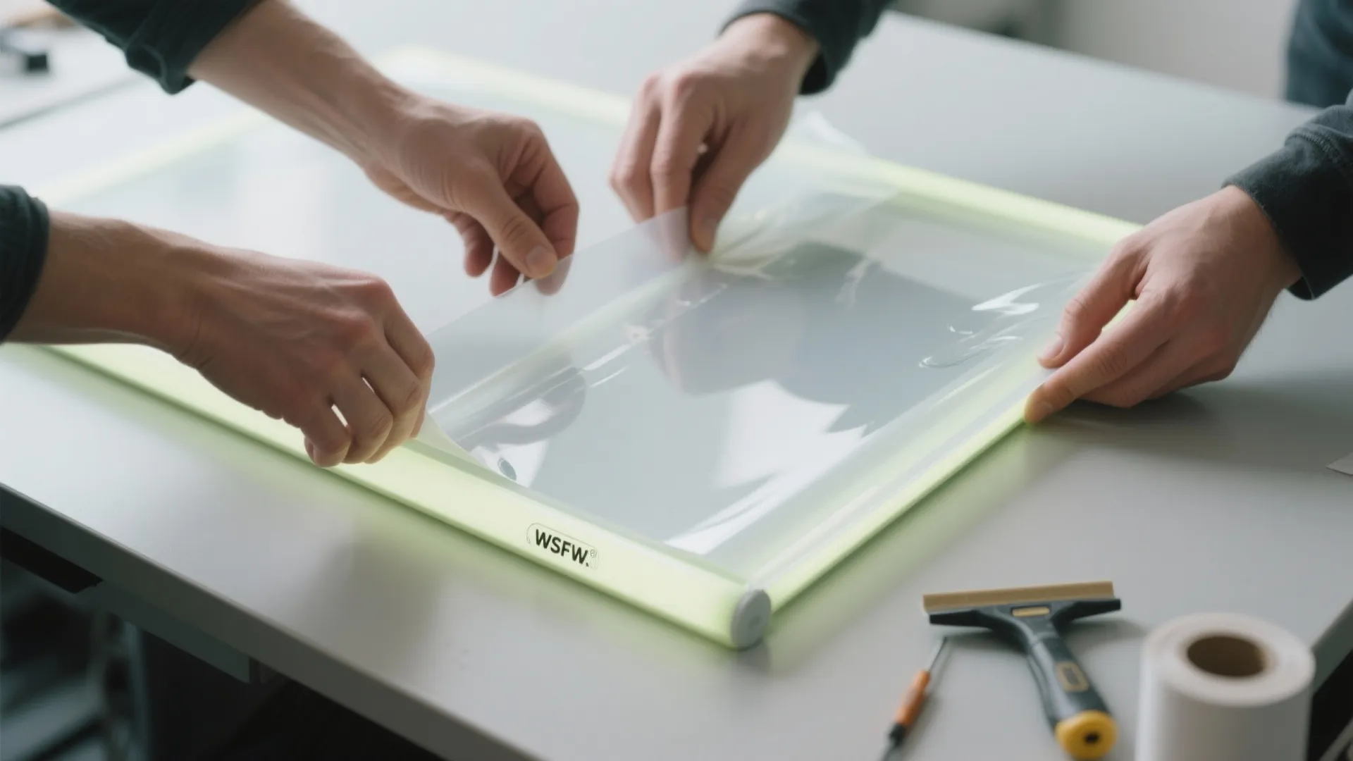 3. Frosted Contact or Vinyl Overlay