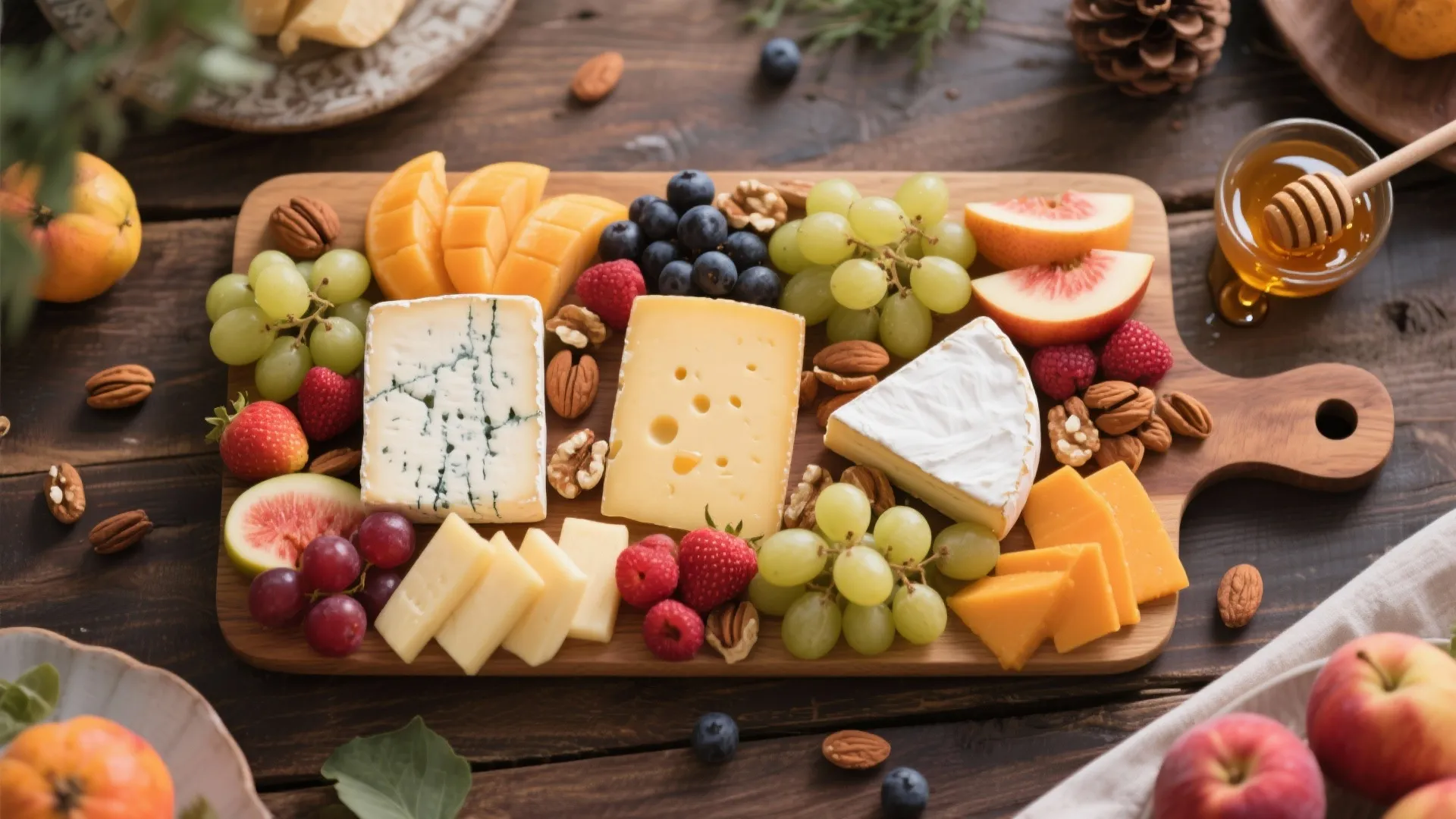 10. Fruit and Cheese Board