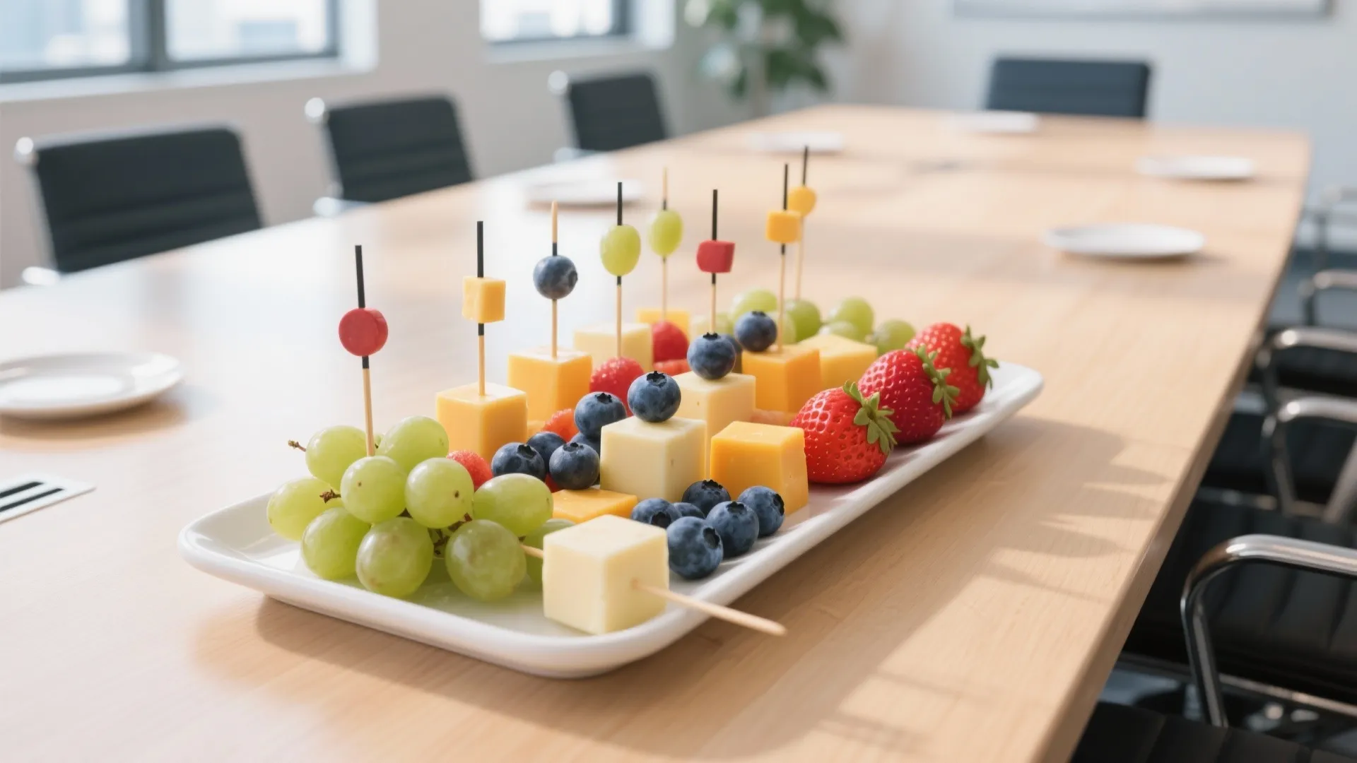 2. Fruit & Cheese Skewers