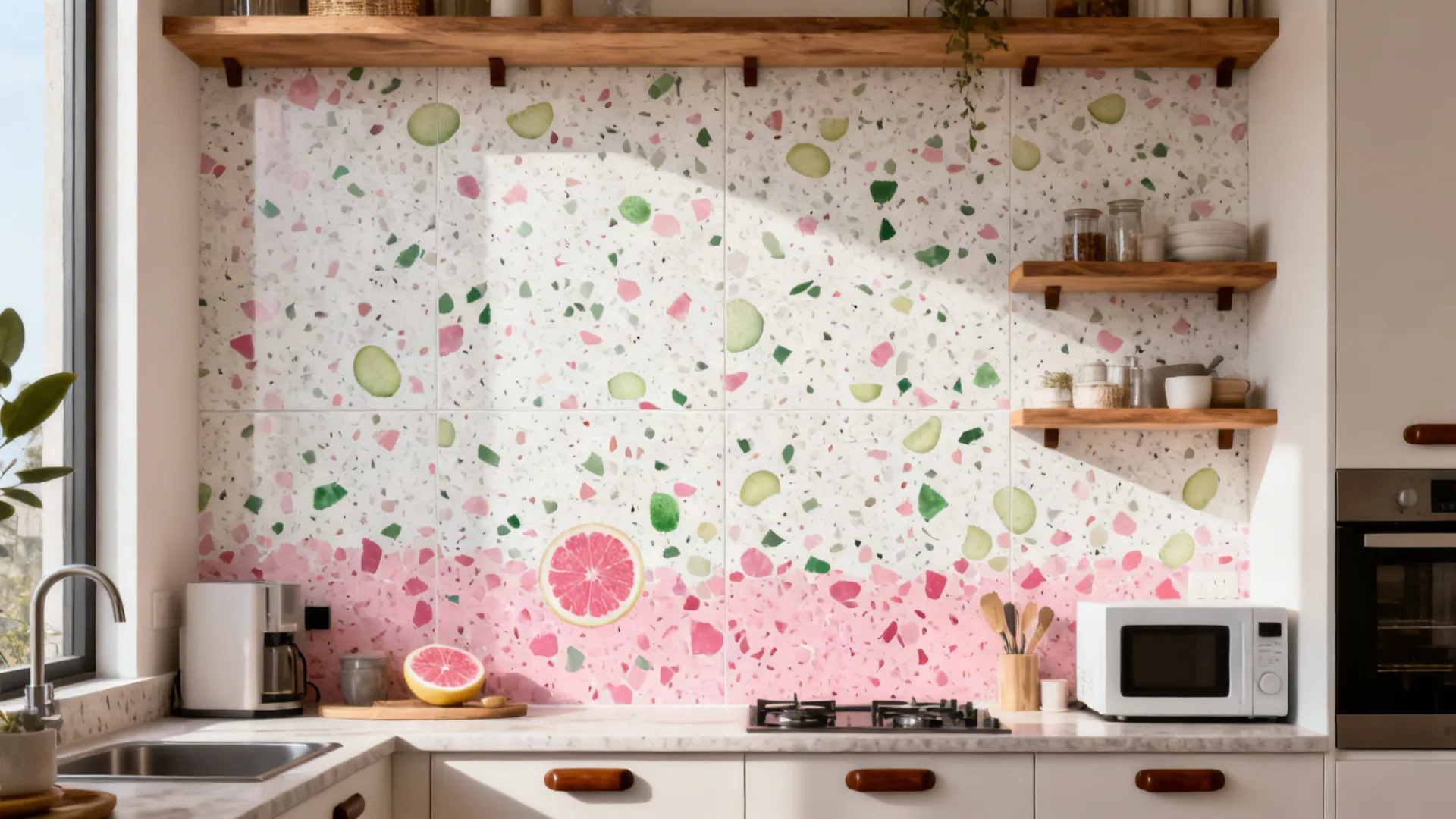 Terrazzo with Fruit Chips: Playful Yet Polished