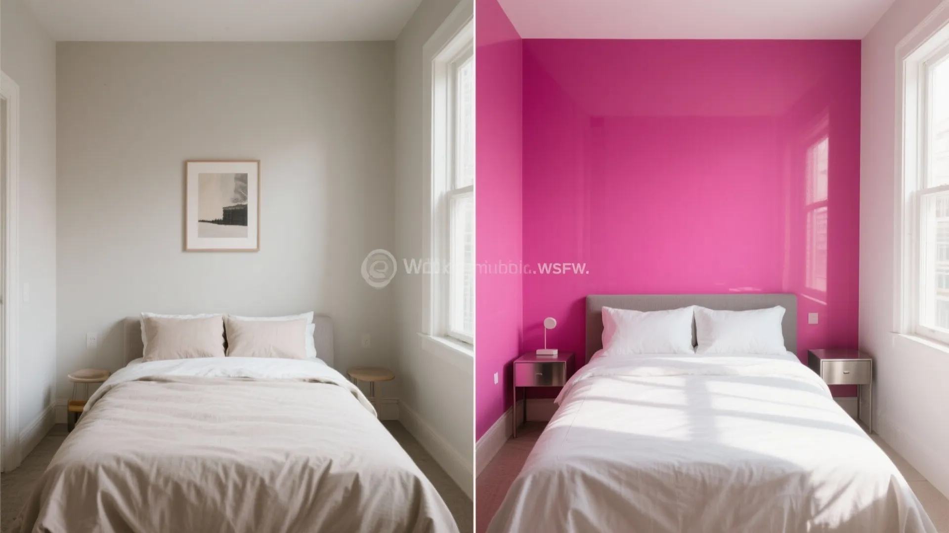 Bold Fuchsia Accent Wall for Energy