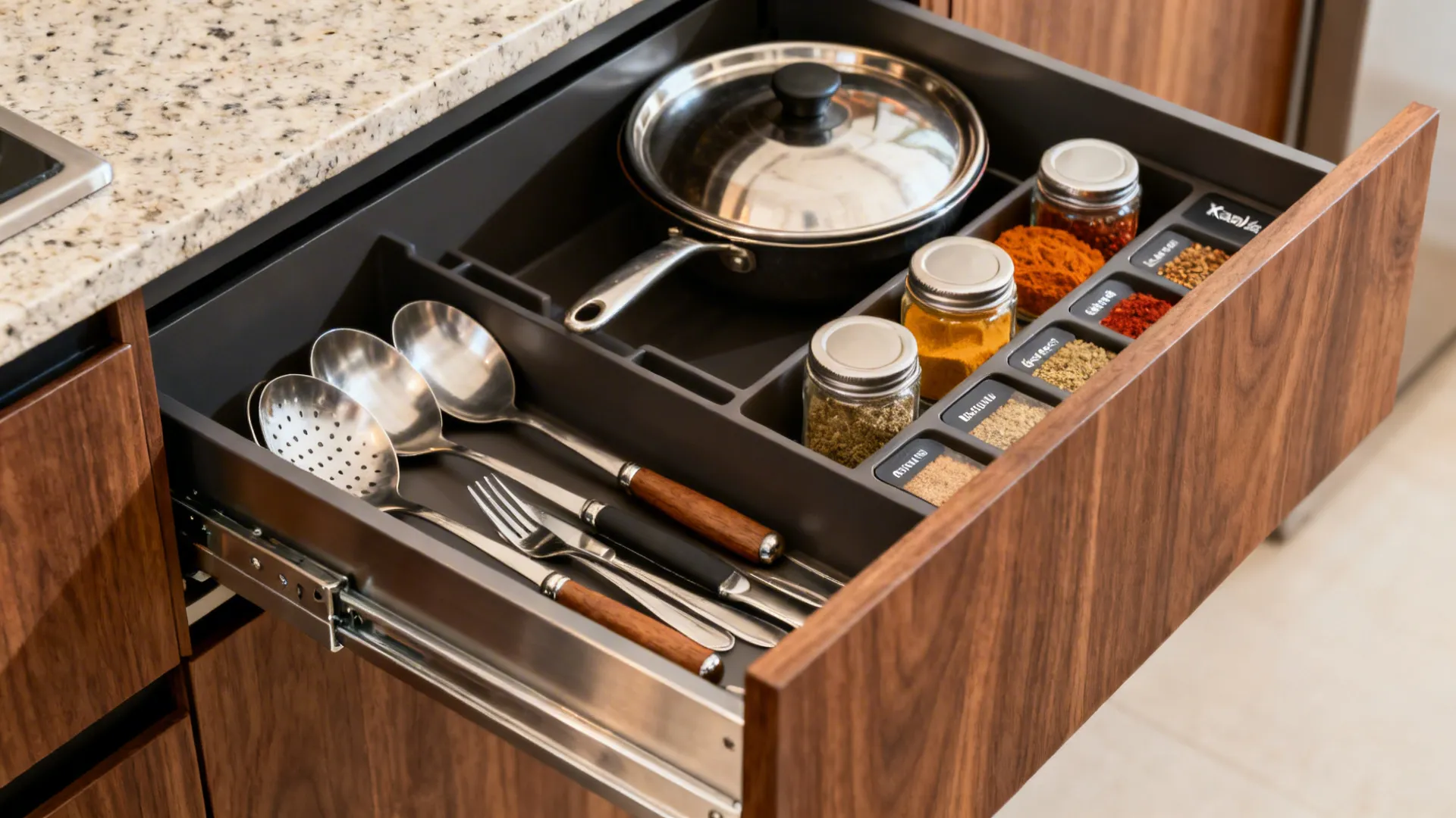 Minimalist Storage with Full-Extension Drawers
