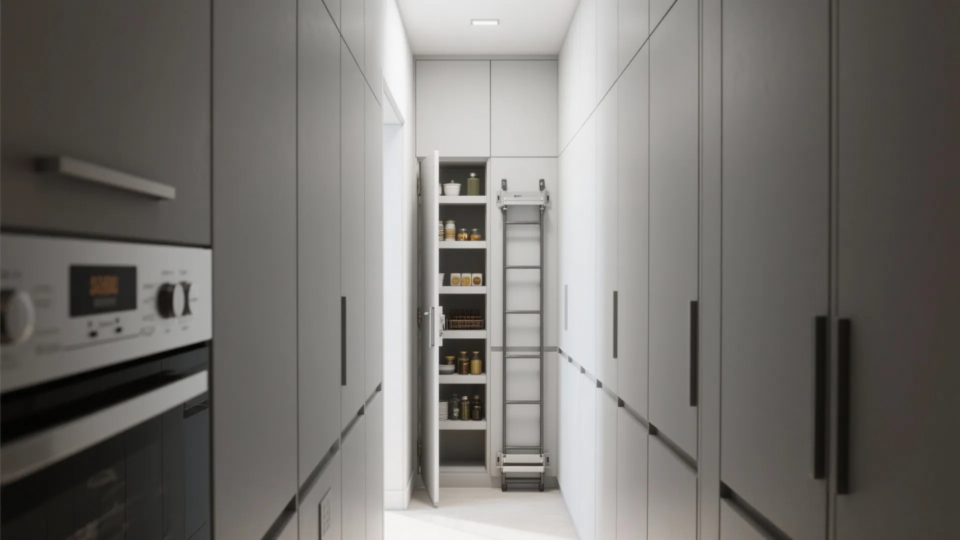 2. Full-Height Cabinets for Vertical Storage