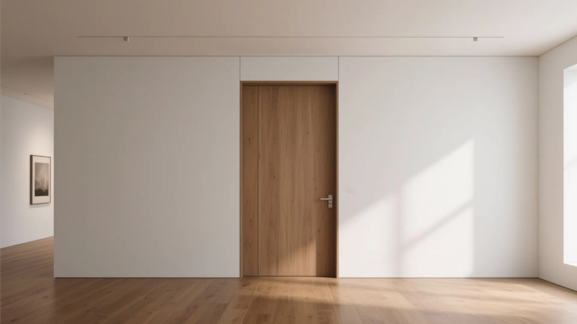 2) Full-height, flush doors (hidden frame)