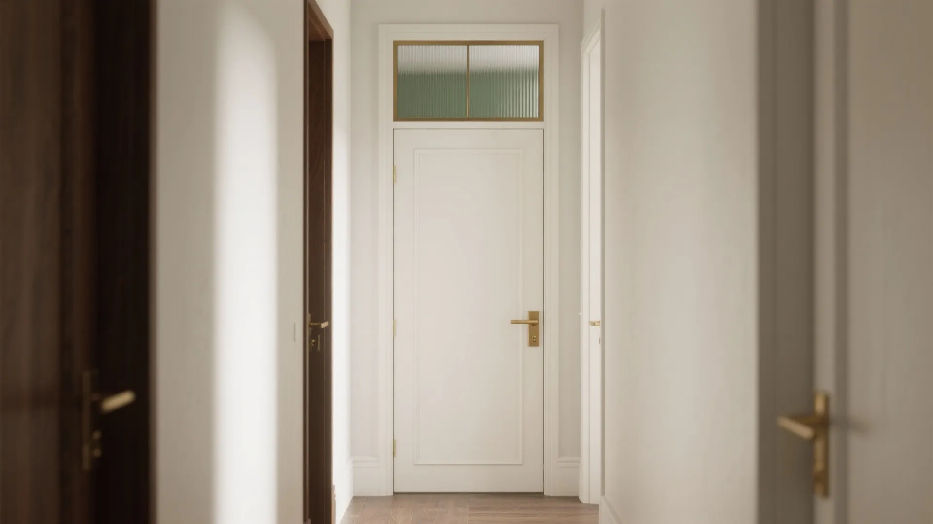 Full-Height Doors and Slim Transoms