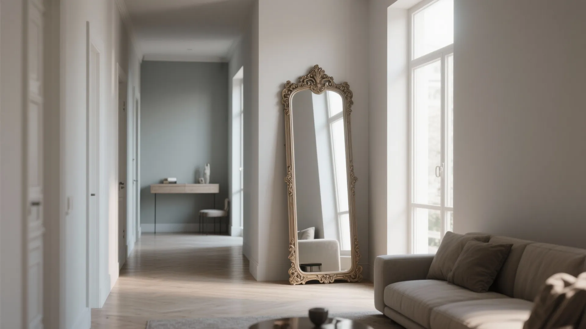 1. Full-Length Mirror as a Statement Piece