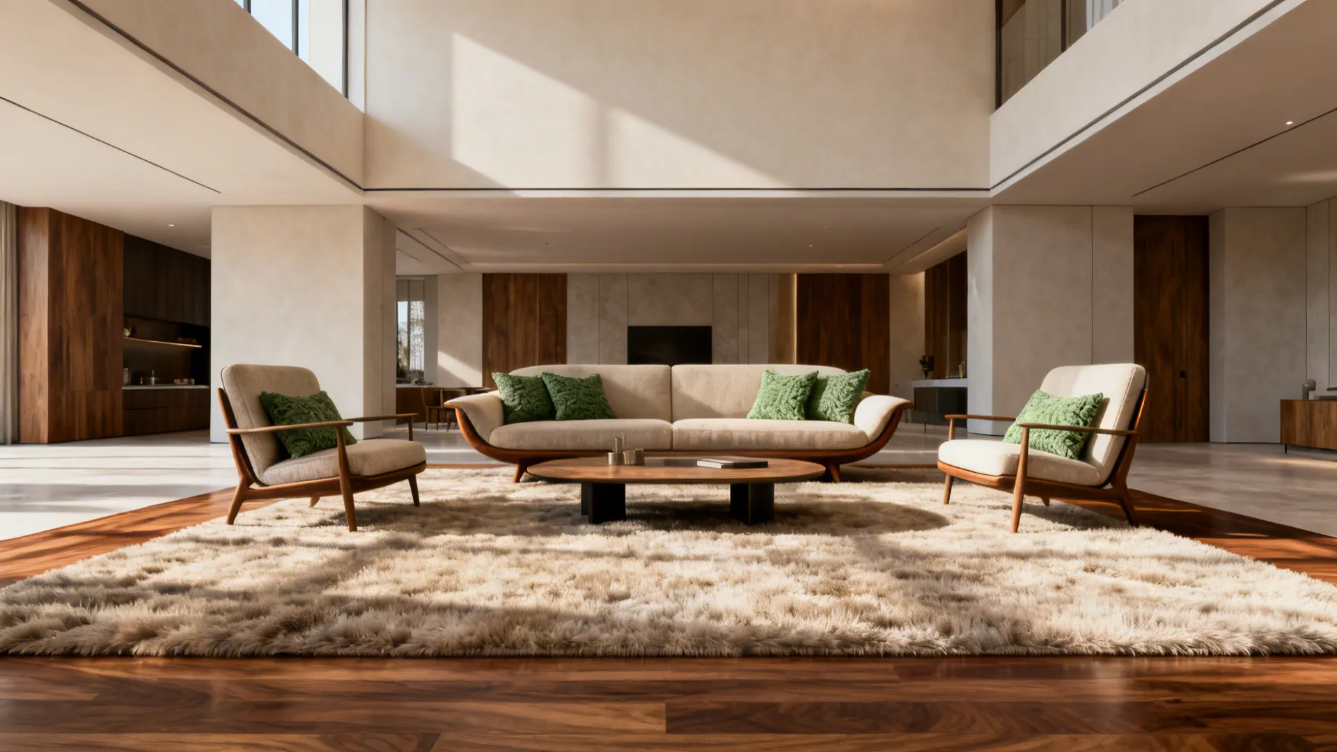 1. The Full-Under-Furniture Anchor (Large living rooms)