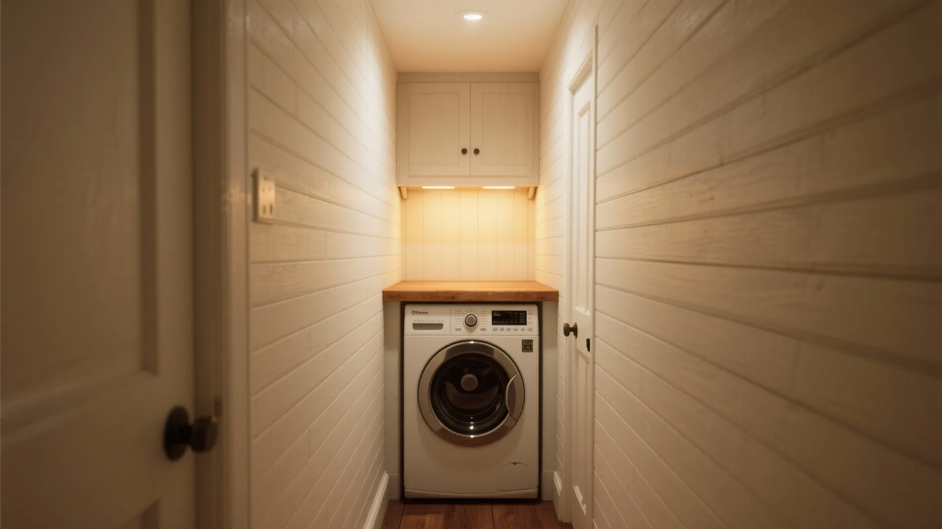2. Full Wall Beadboard for a Cozy Cottage Feel