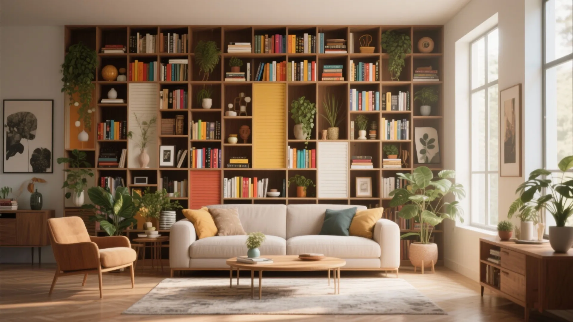 Full Wall Library