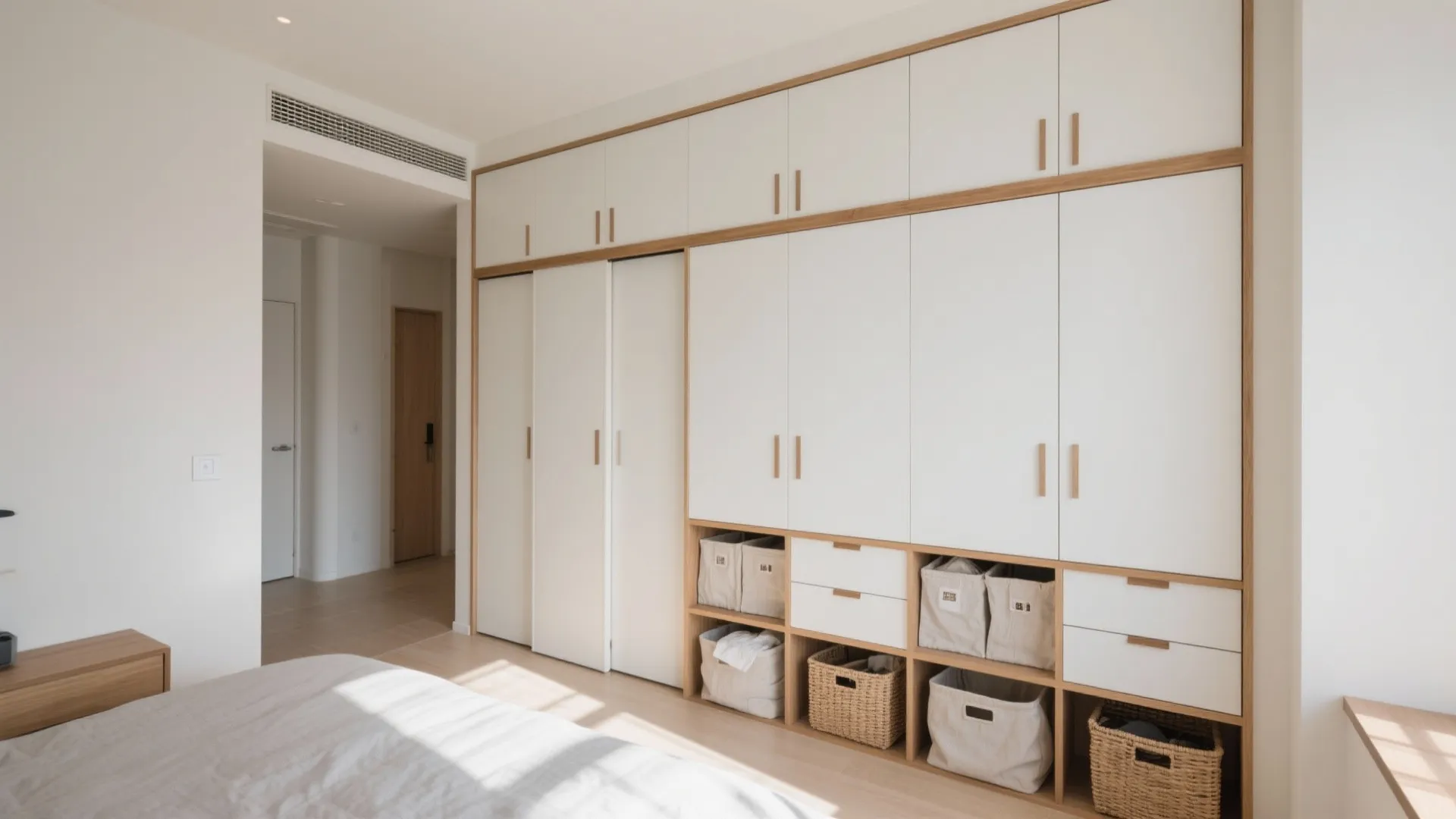 Tips 3: 2つの“壁一面収納”でモノの居場所を固定（収納技巧）