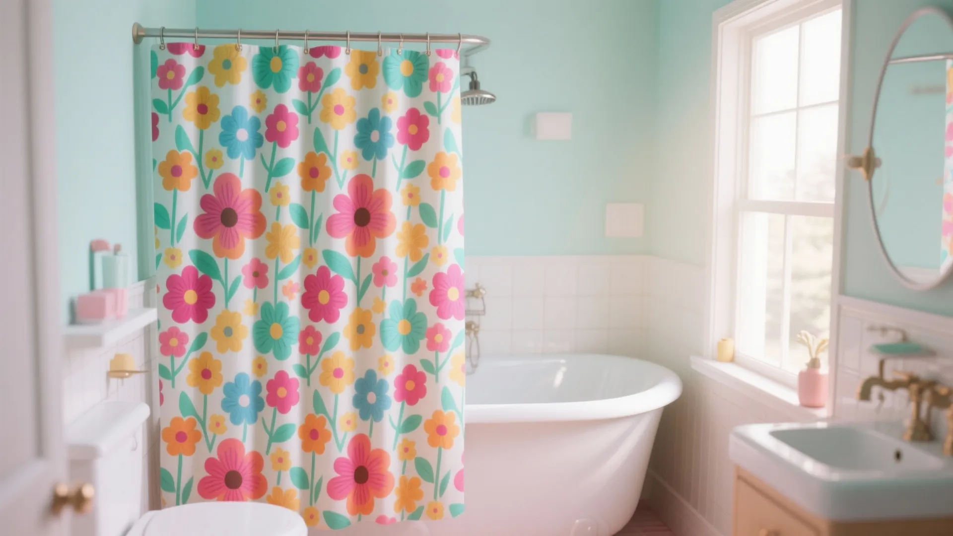 7. Fun Shower Curtains