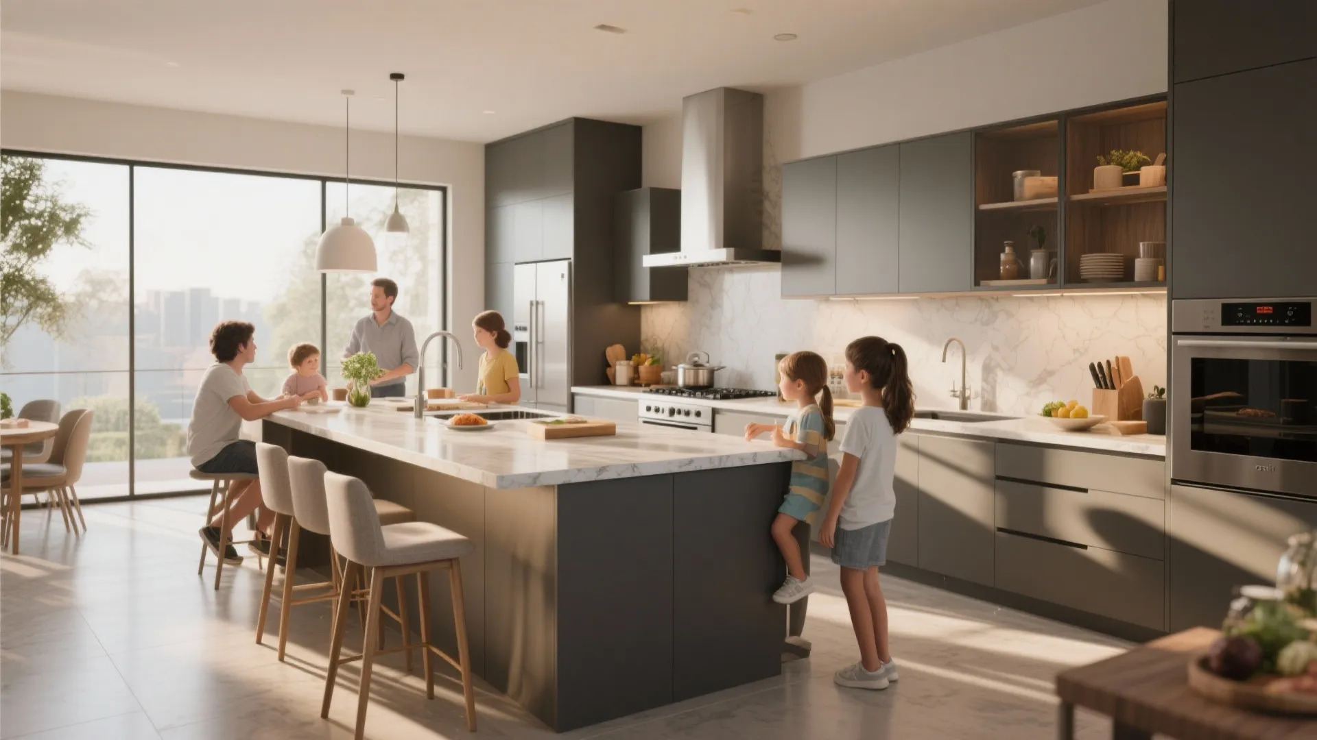 5. Create a functional kitchen hub