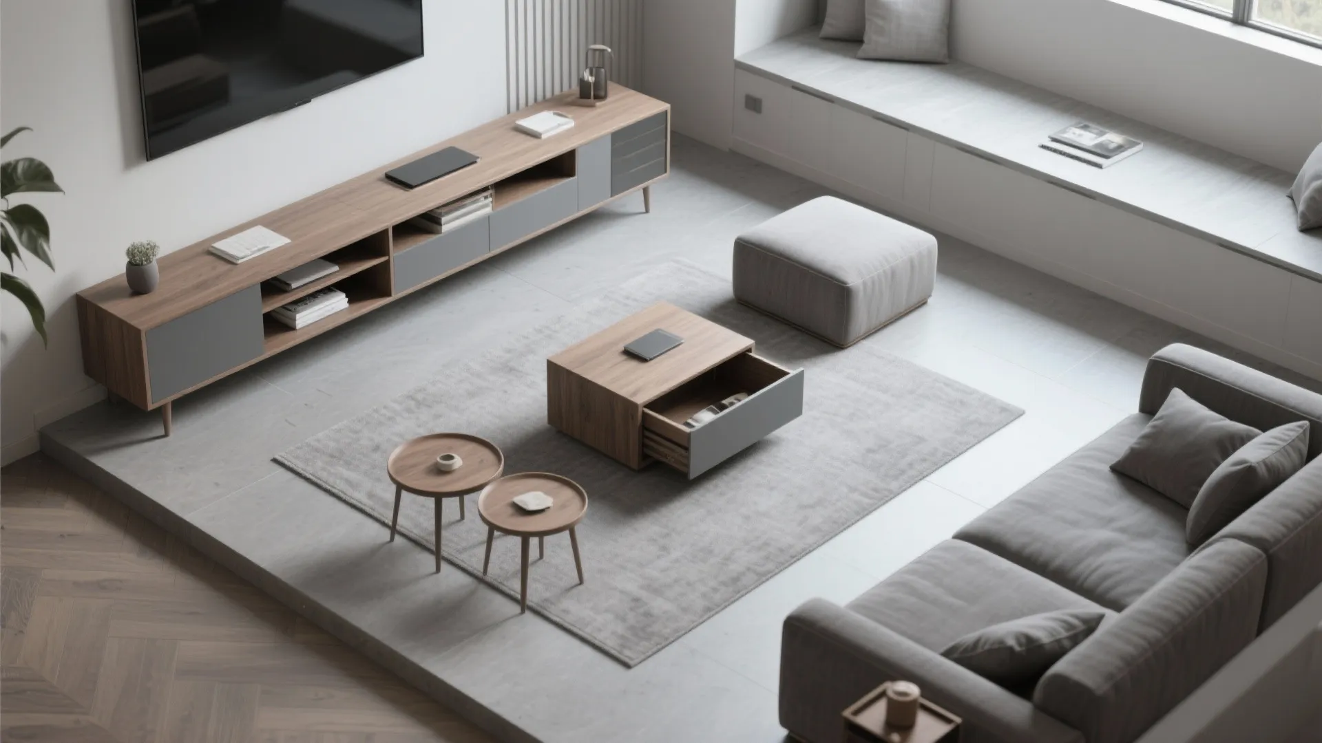 3. Choose multifunctional furniture and smart layouts