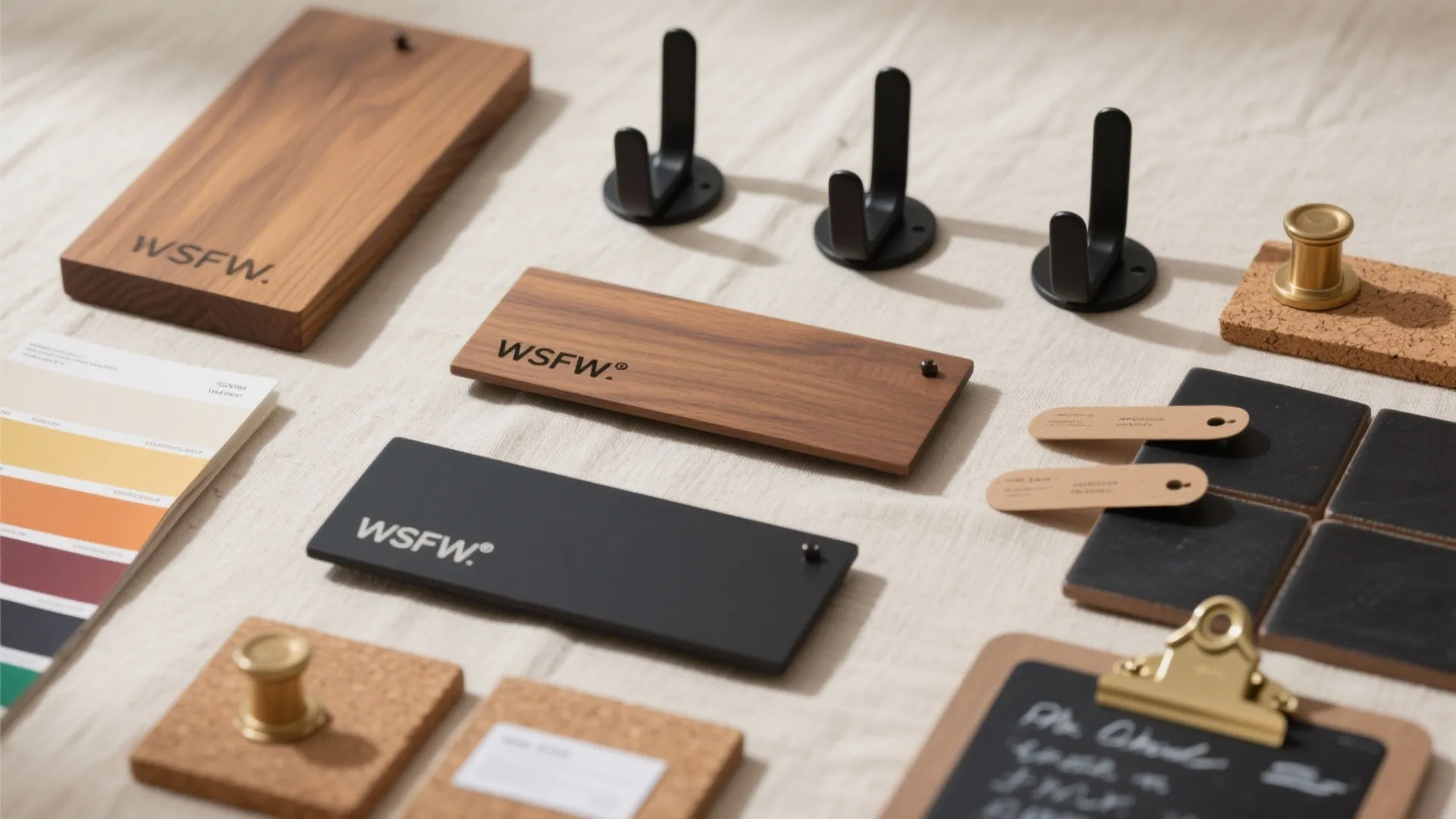 Functional Plaques: Hooks, Rails, and Message Boards